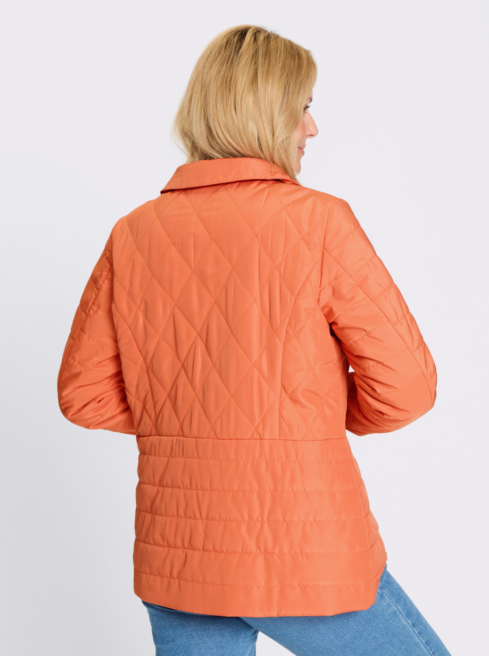 Steppjacke mit leichter Wattierung - papaya