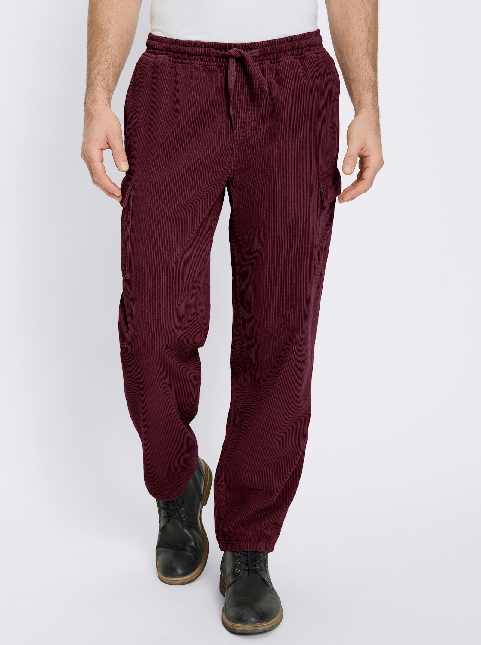 Catamaran Cargohose mit Rundum-Dehnbund - burgund