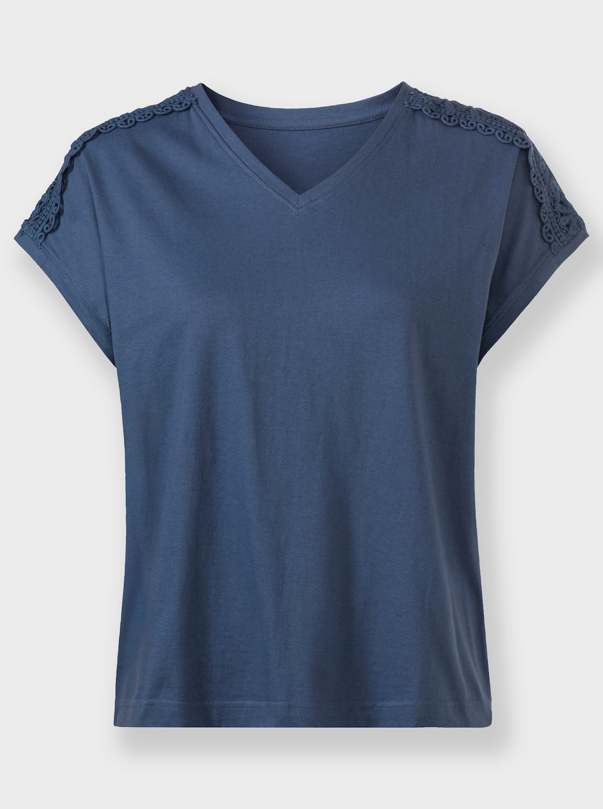 V-Shirt - jeansblau