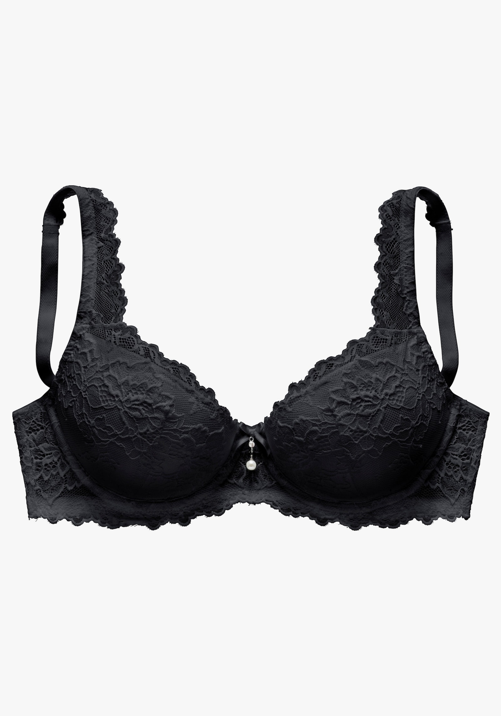 LASCANA Push-upbeha - zwart