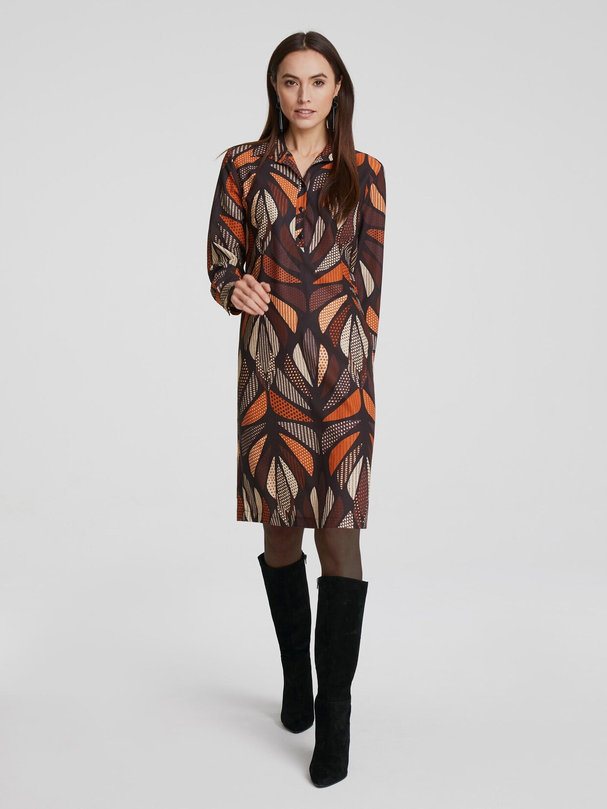 Rick Cardona Druck-Kleid - bunt
