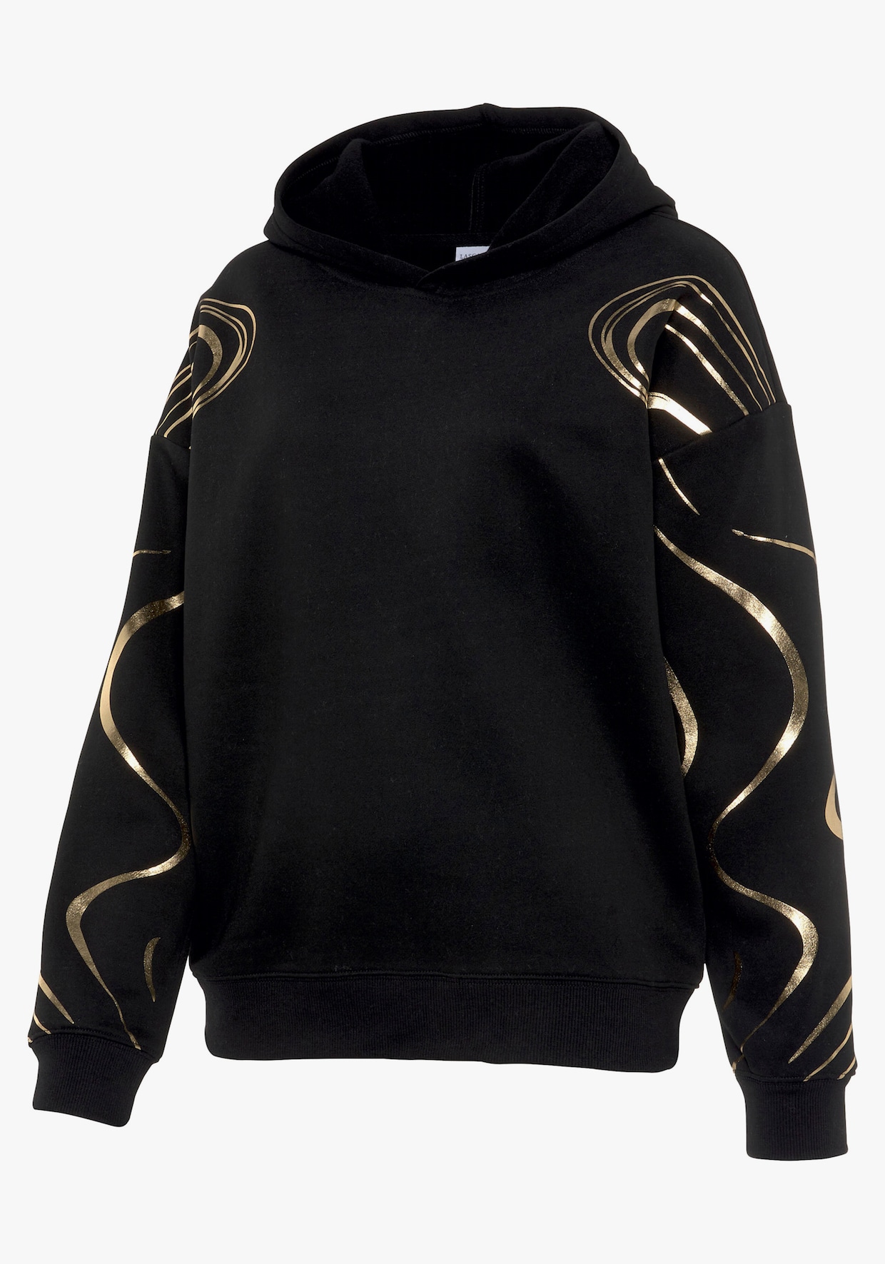 LASCANA ACTIVE Hoodie - goud, zwart