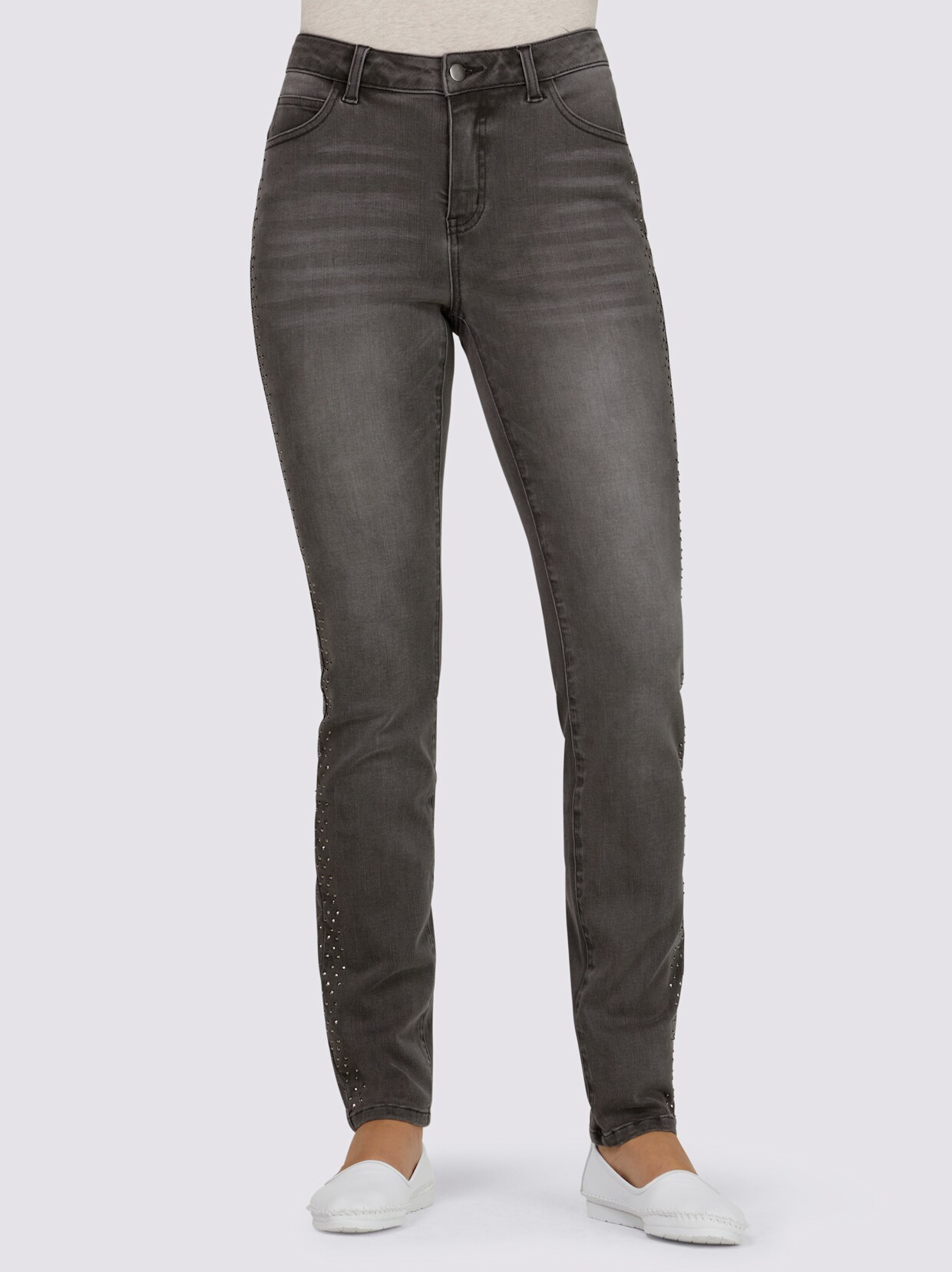 heine Bauchweg-Jeans - grey denim