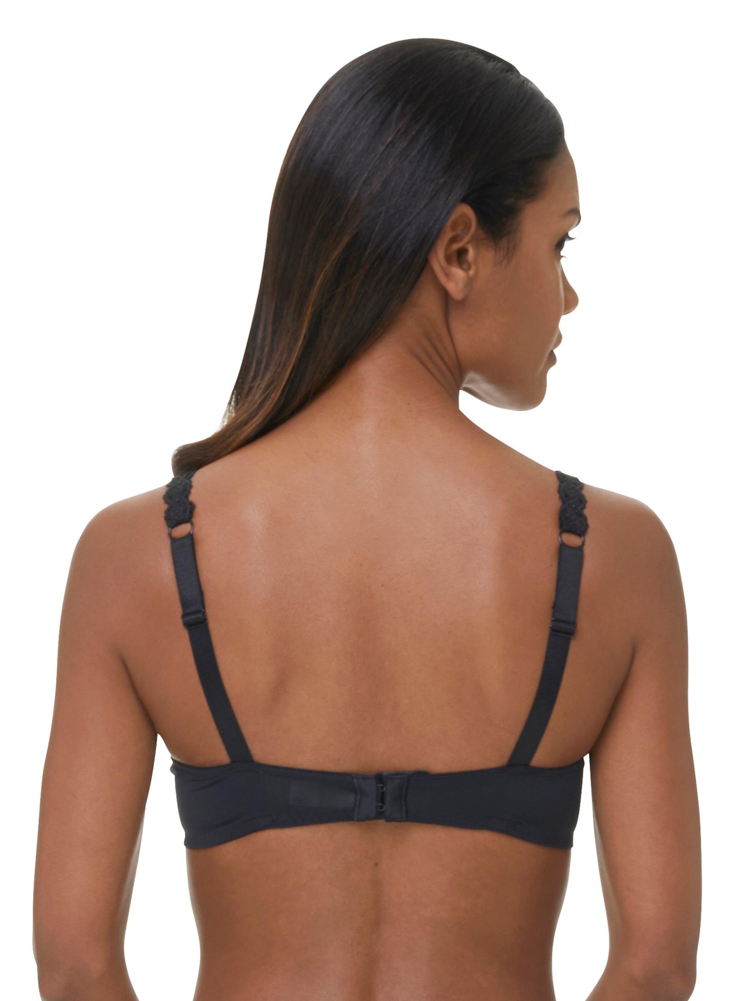 Naturana Schalen-BH mit Bügel - schwarz