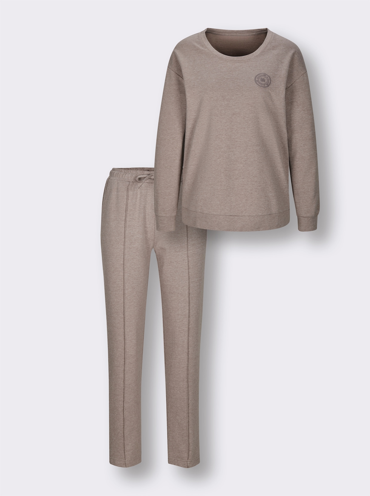 feel good Hausanzug - taupe-meliert