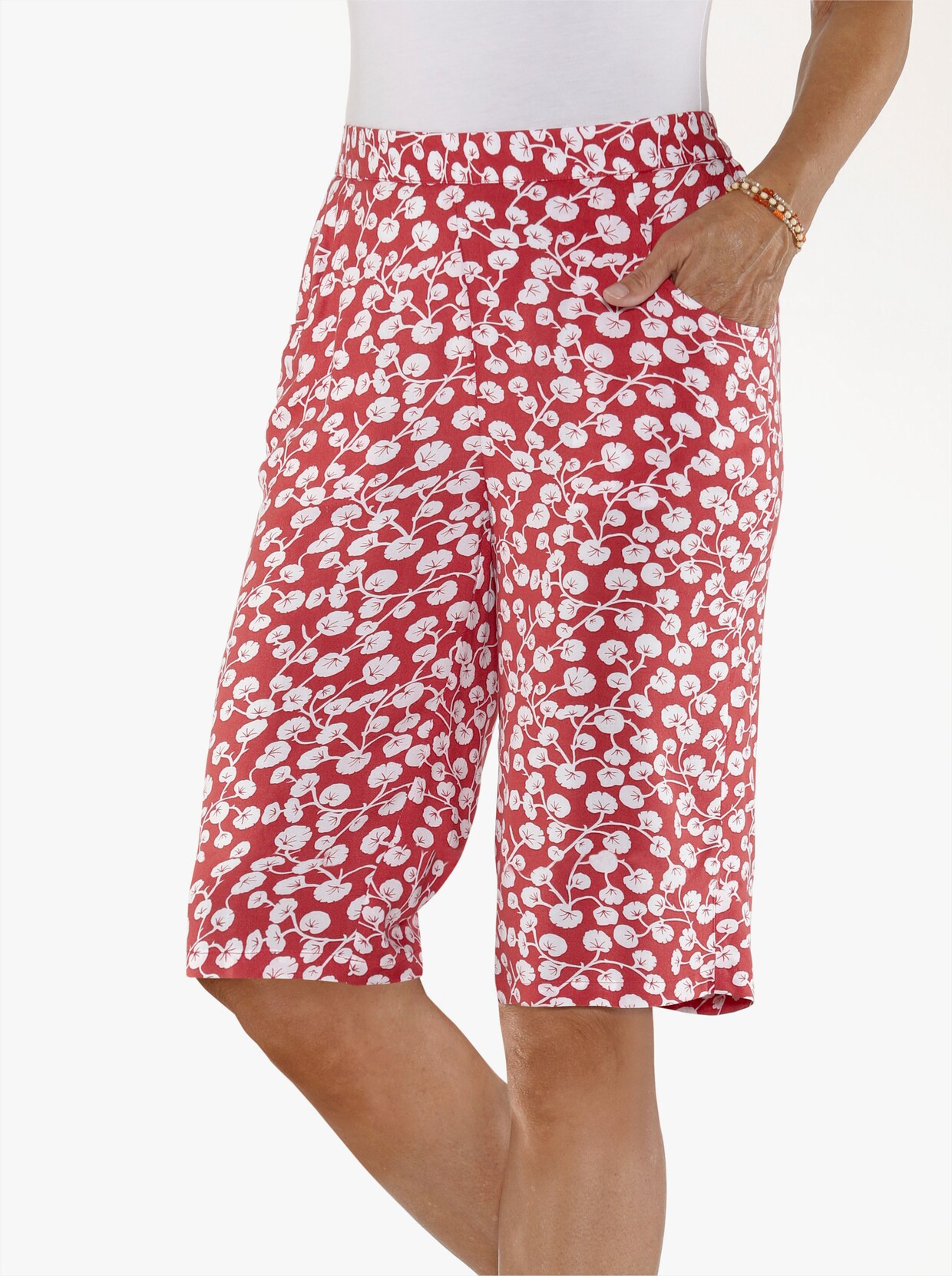 Broek - zalm geprint
