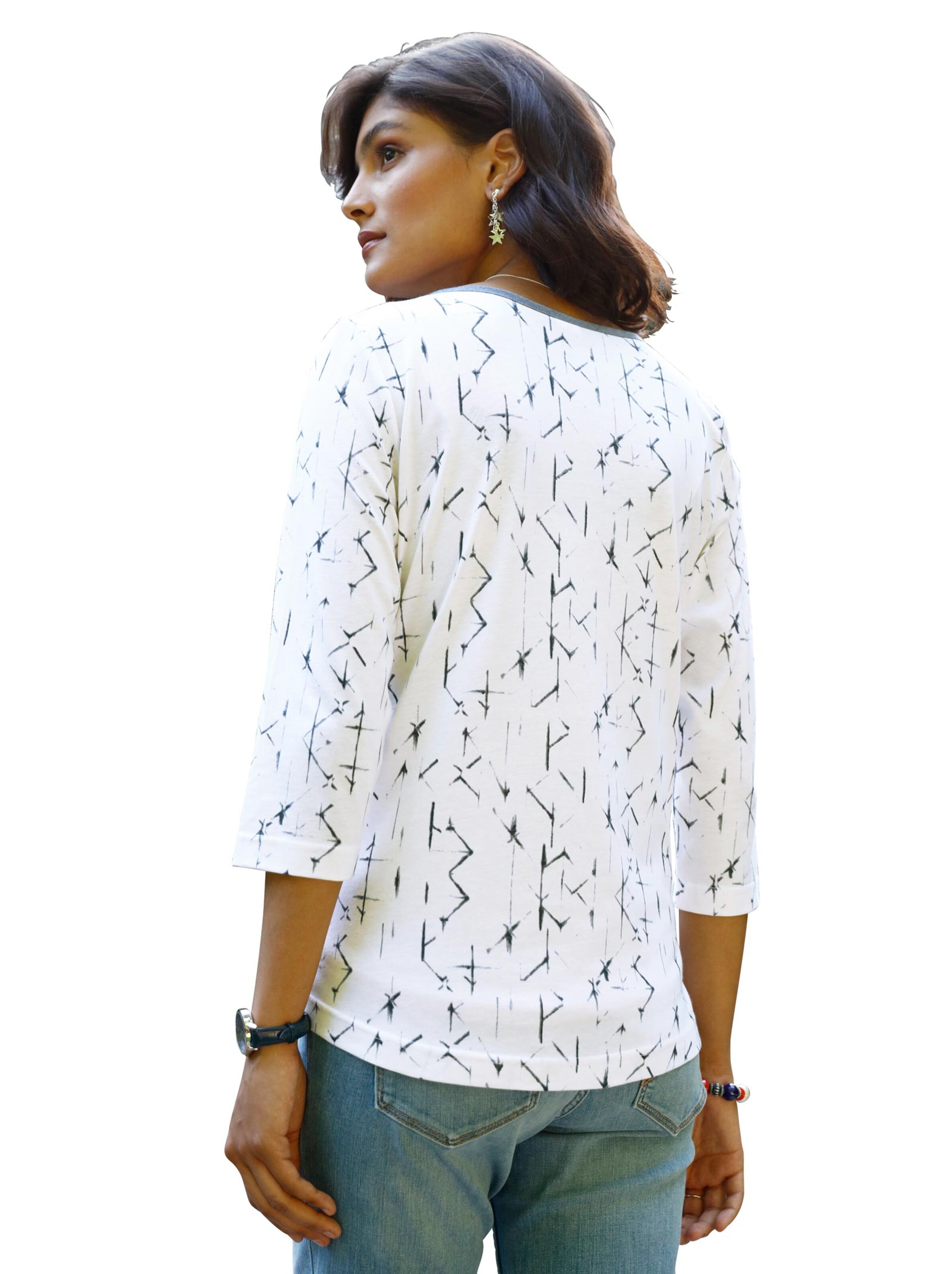 Shirt - ecru-bedruckt