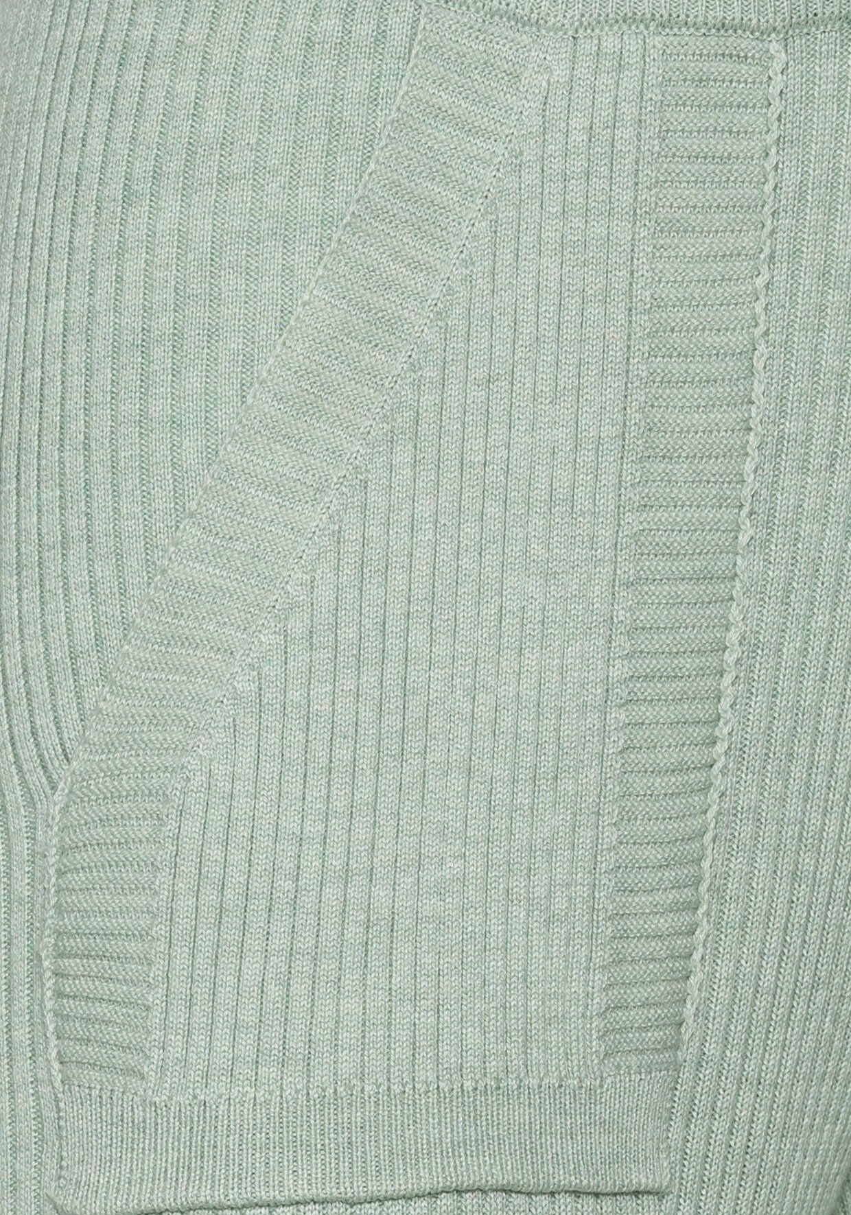 Broek van tricot - mint gemêleerd