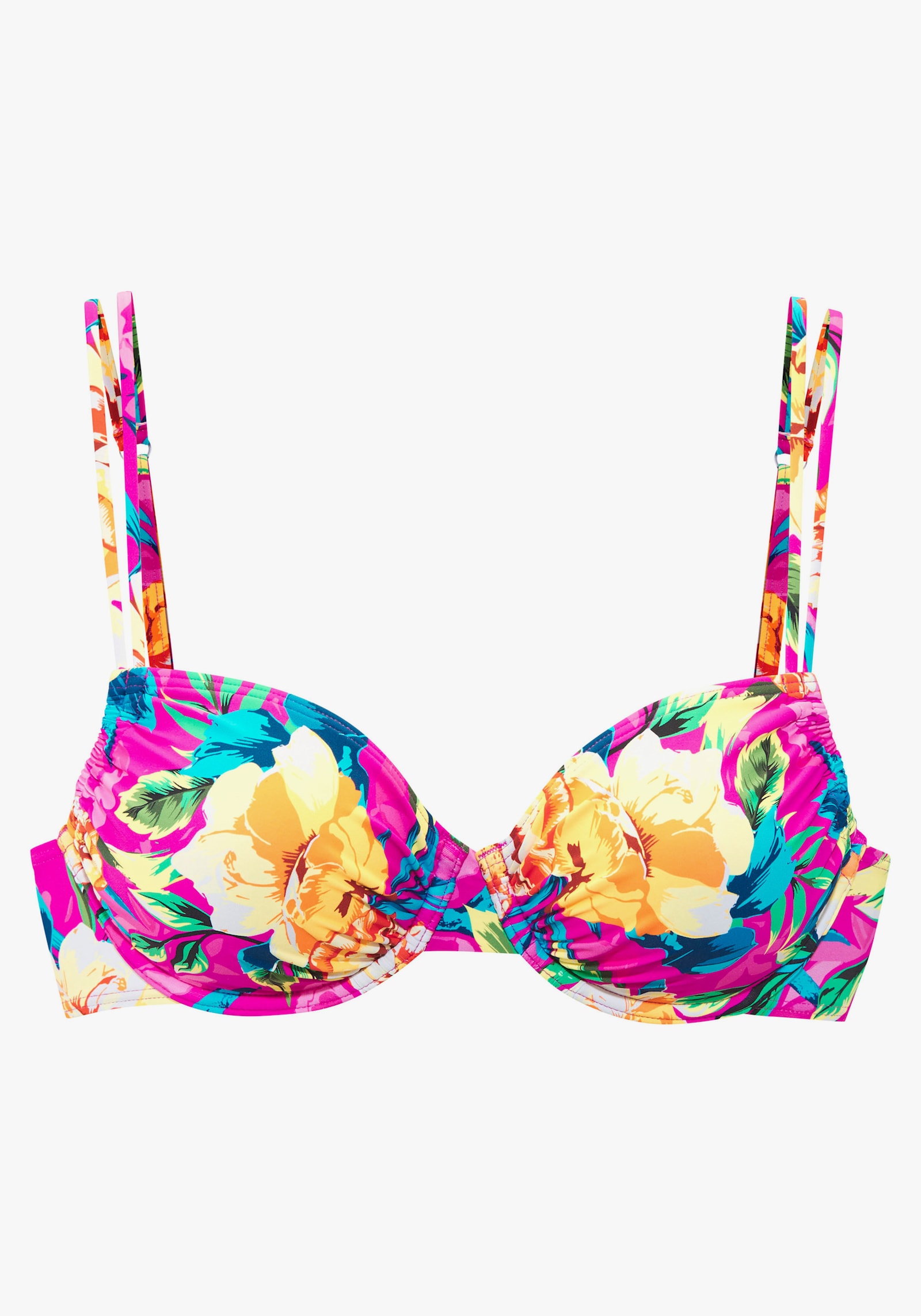 LASCANA Bügel-Bikini-Top - pink bedruckt
