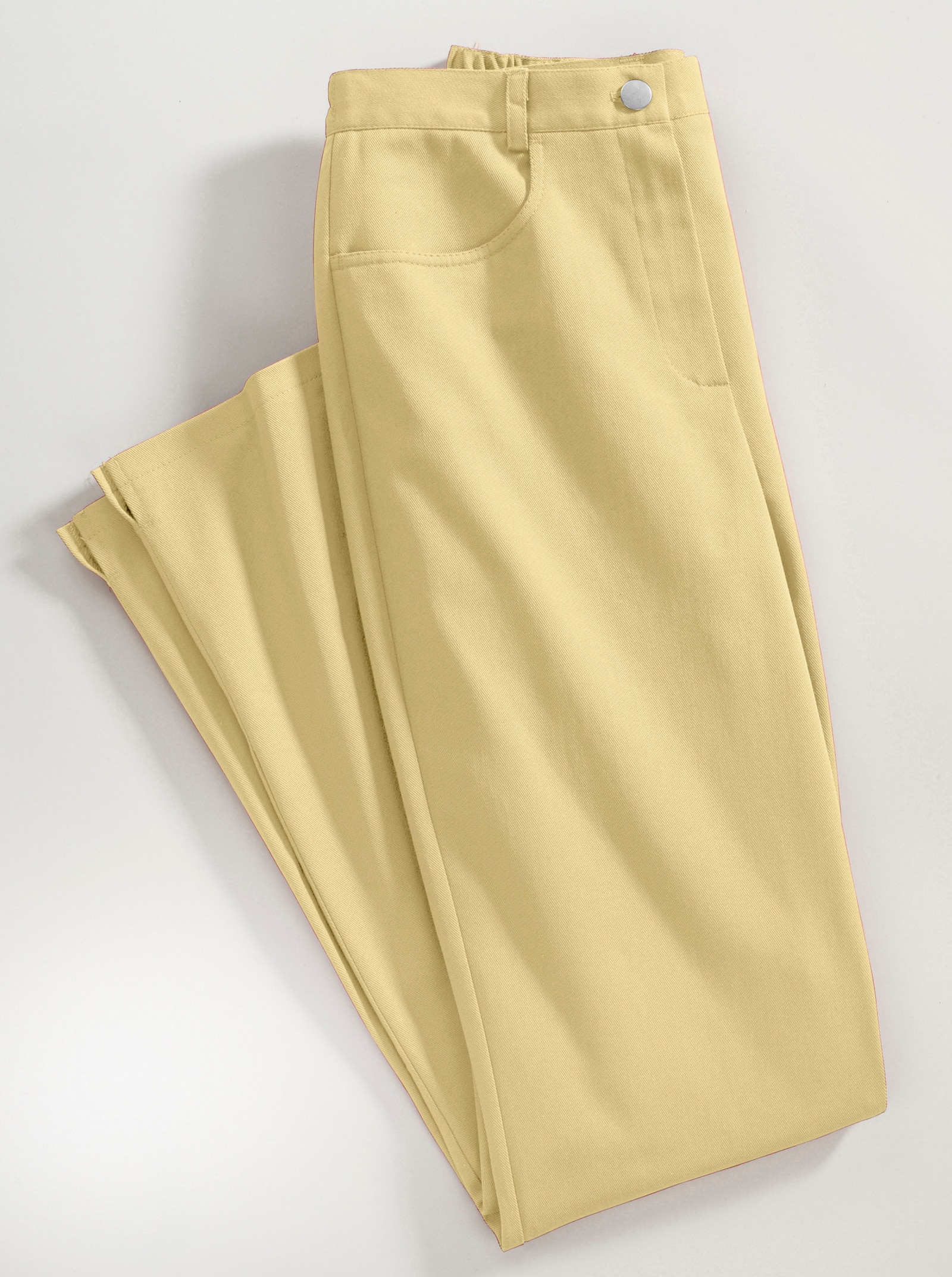 Jeans mit Stretch-Anteil - vanillegelb