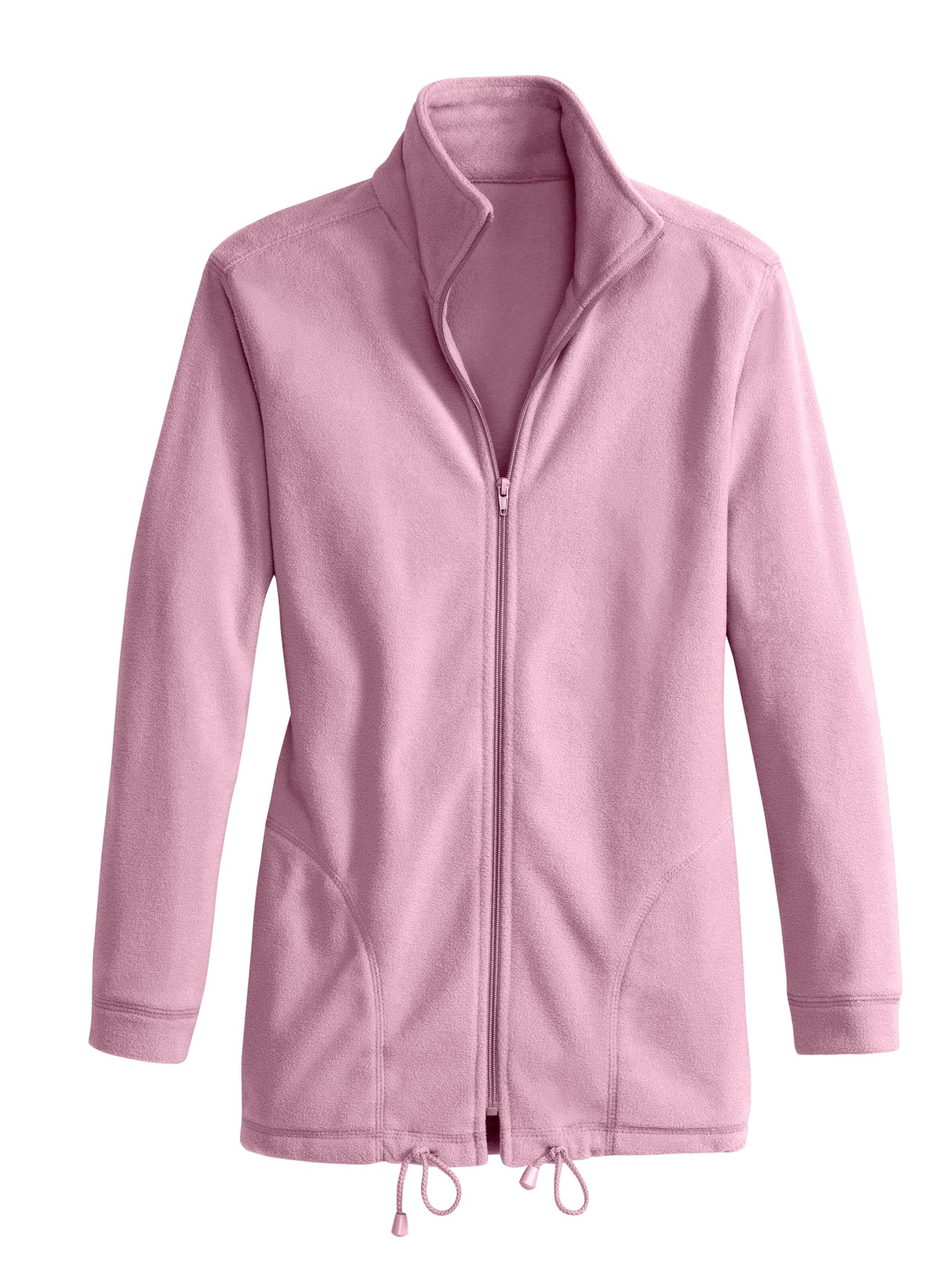 Collection L Fleece-Jacke - rosé