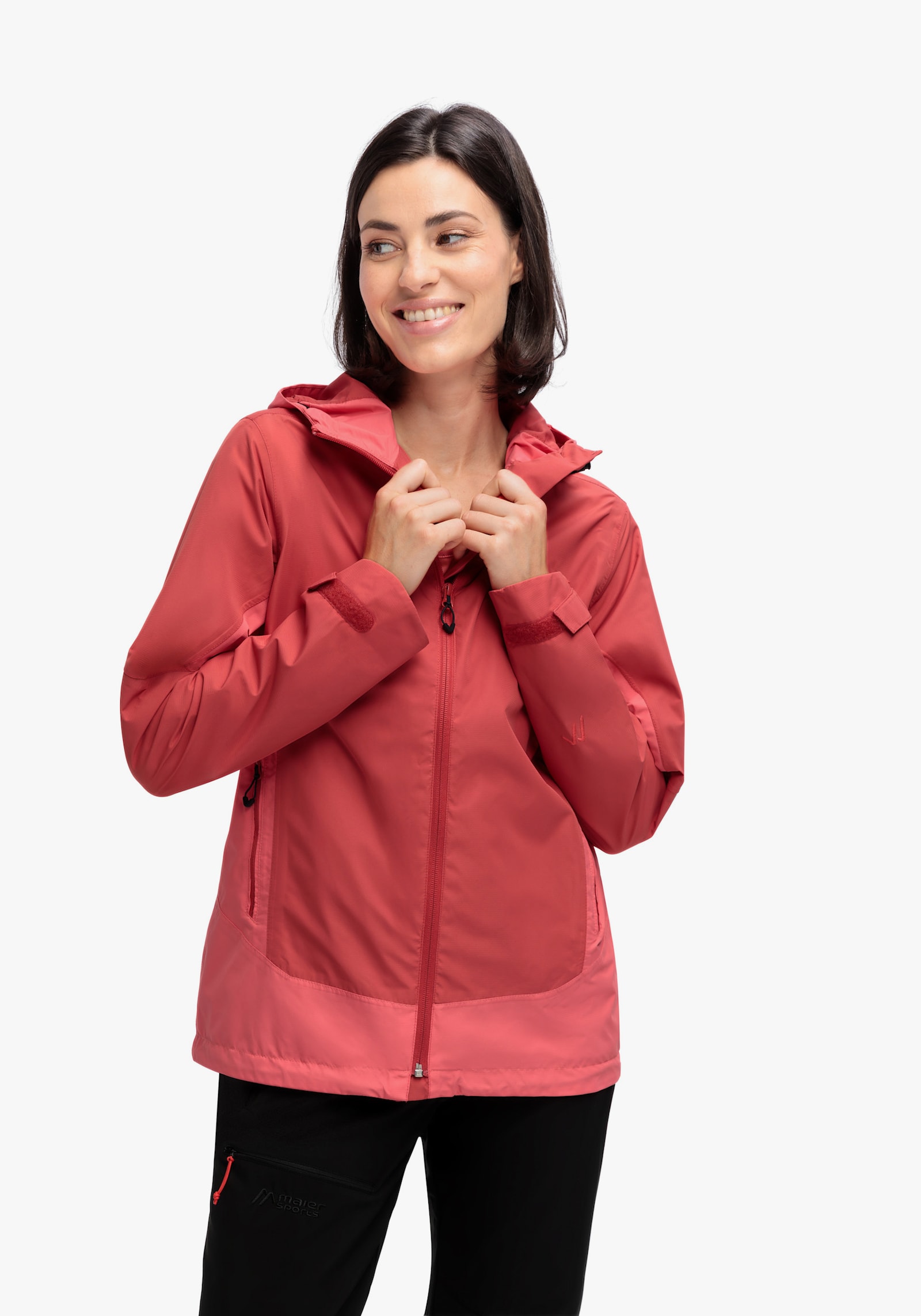 Maier Sports Regenjacke - red orcher/r