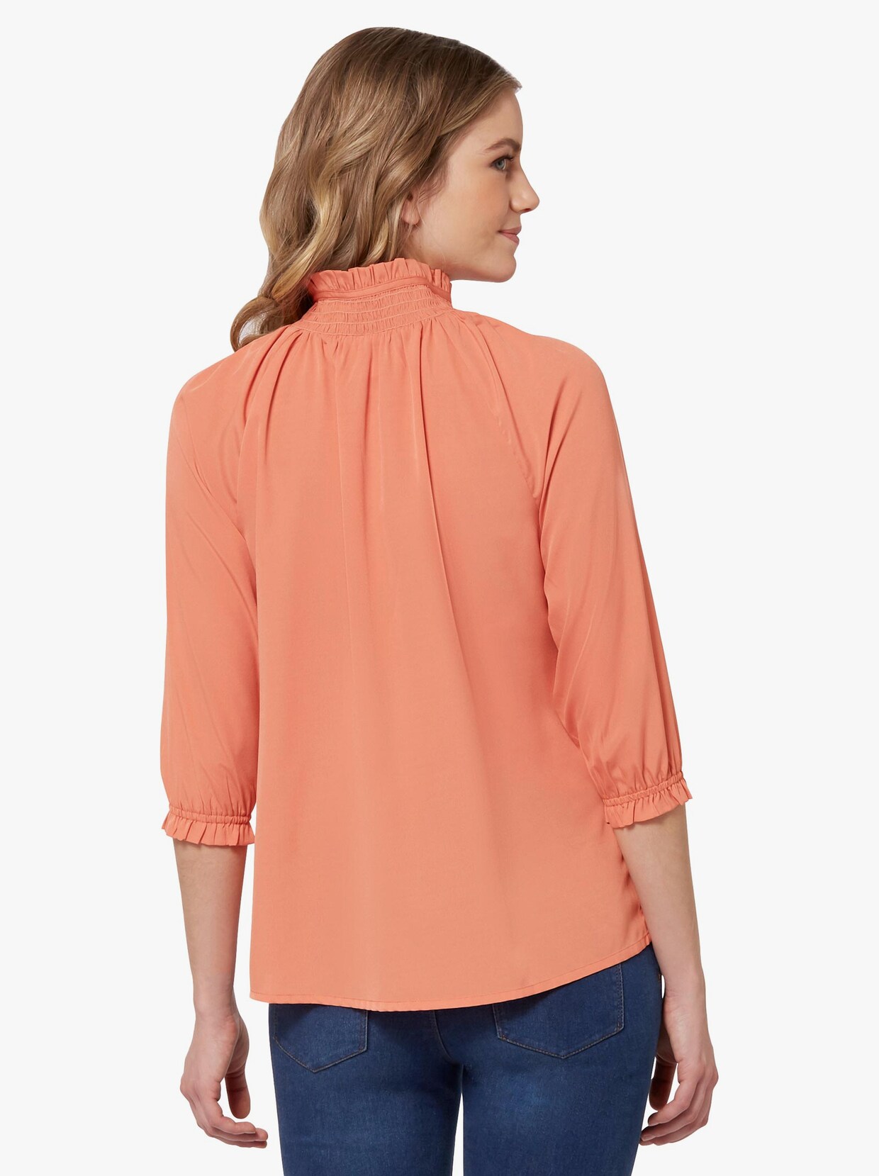 Comfortabele blouse - papaya