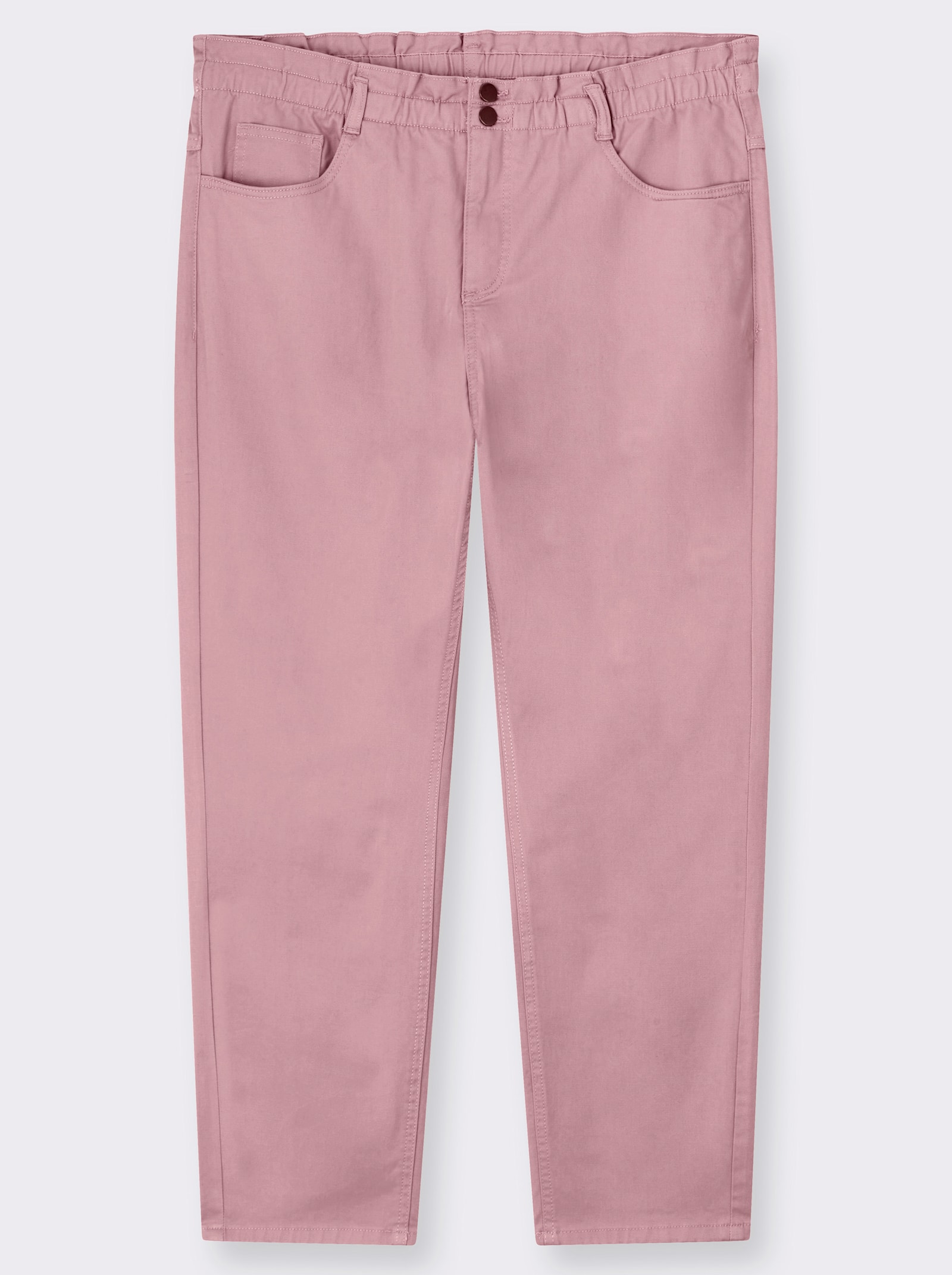 Jeans im Paperbag-Schnitt - hortensie