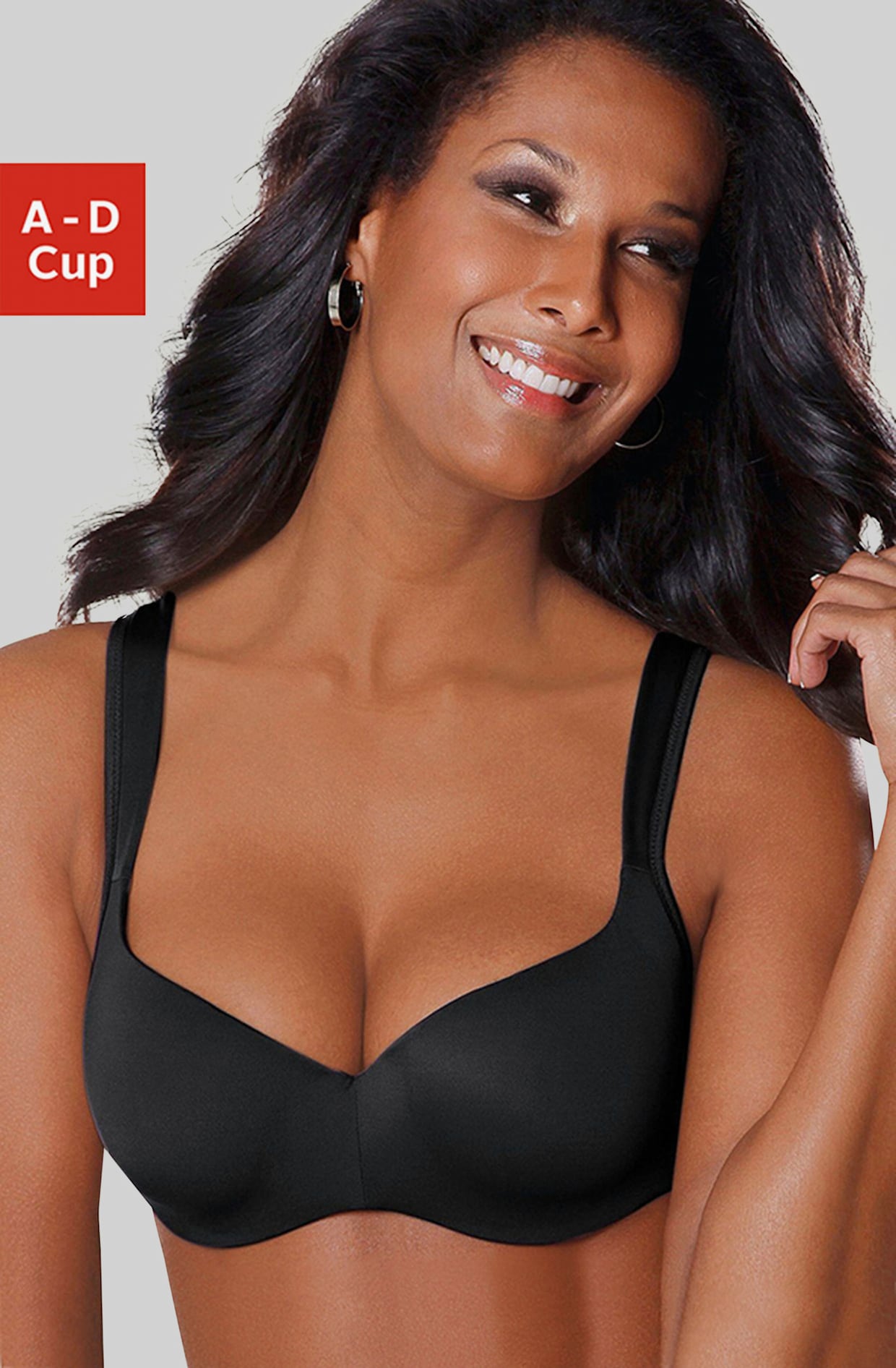 Nuance Soutien-gorge coques - noir