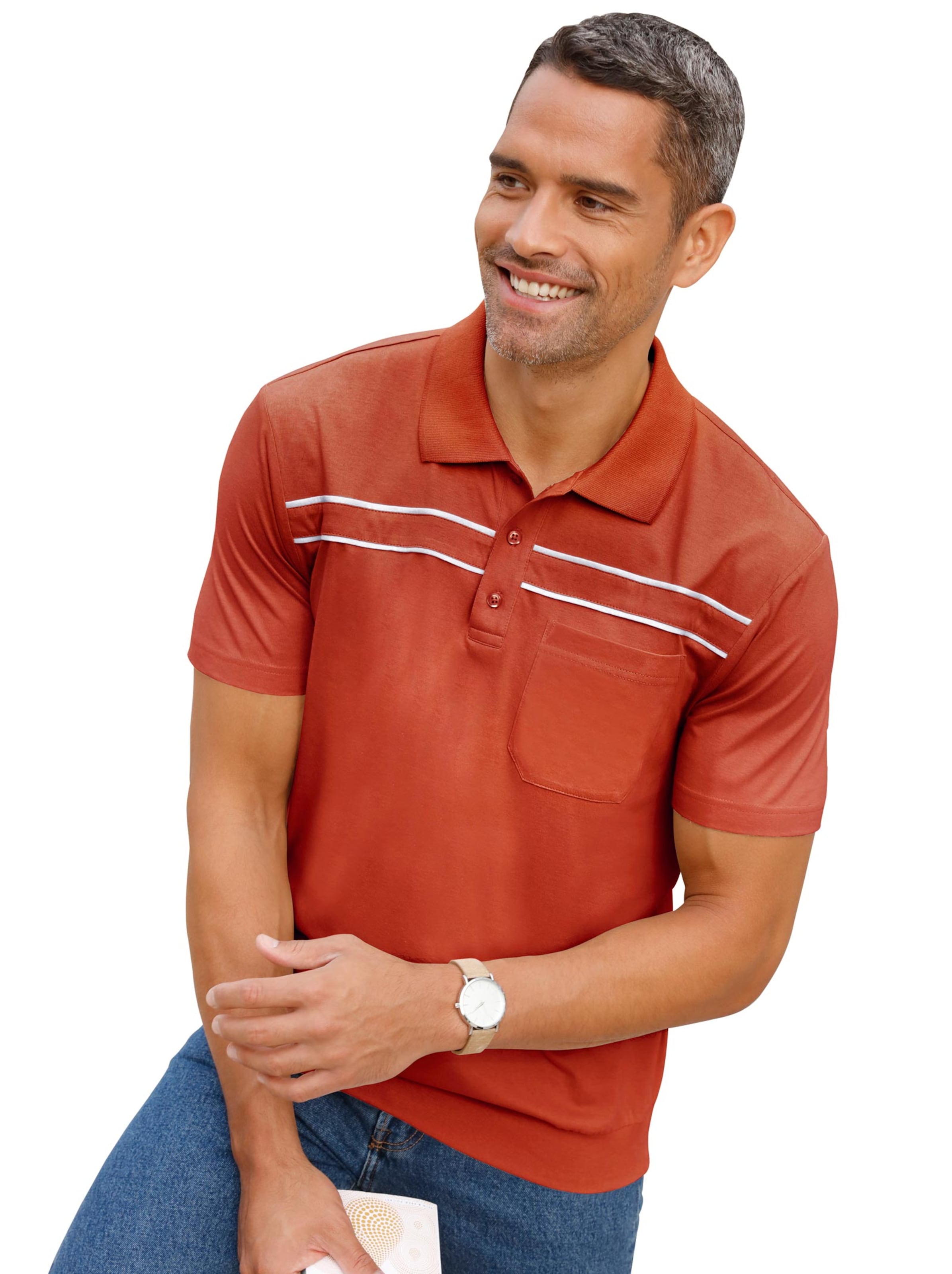 Poloshirt - terrakotta