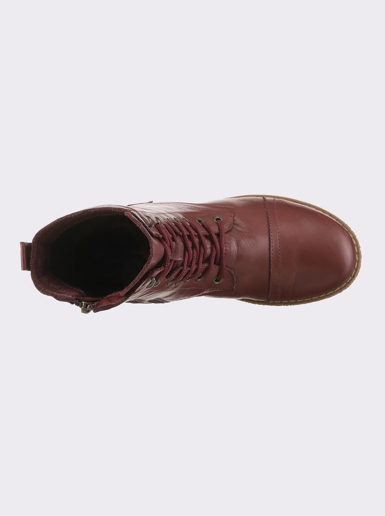Andrea Conti Bottines à lacets - lie-de-vin