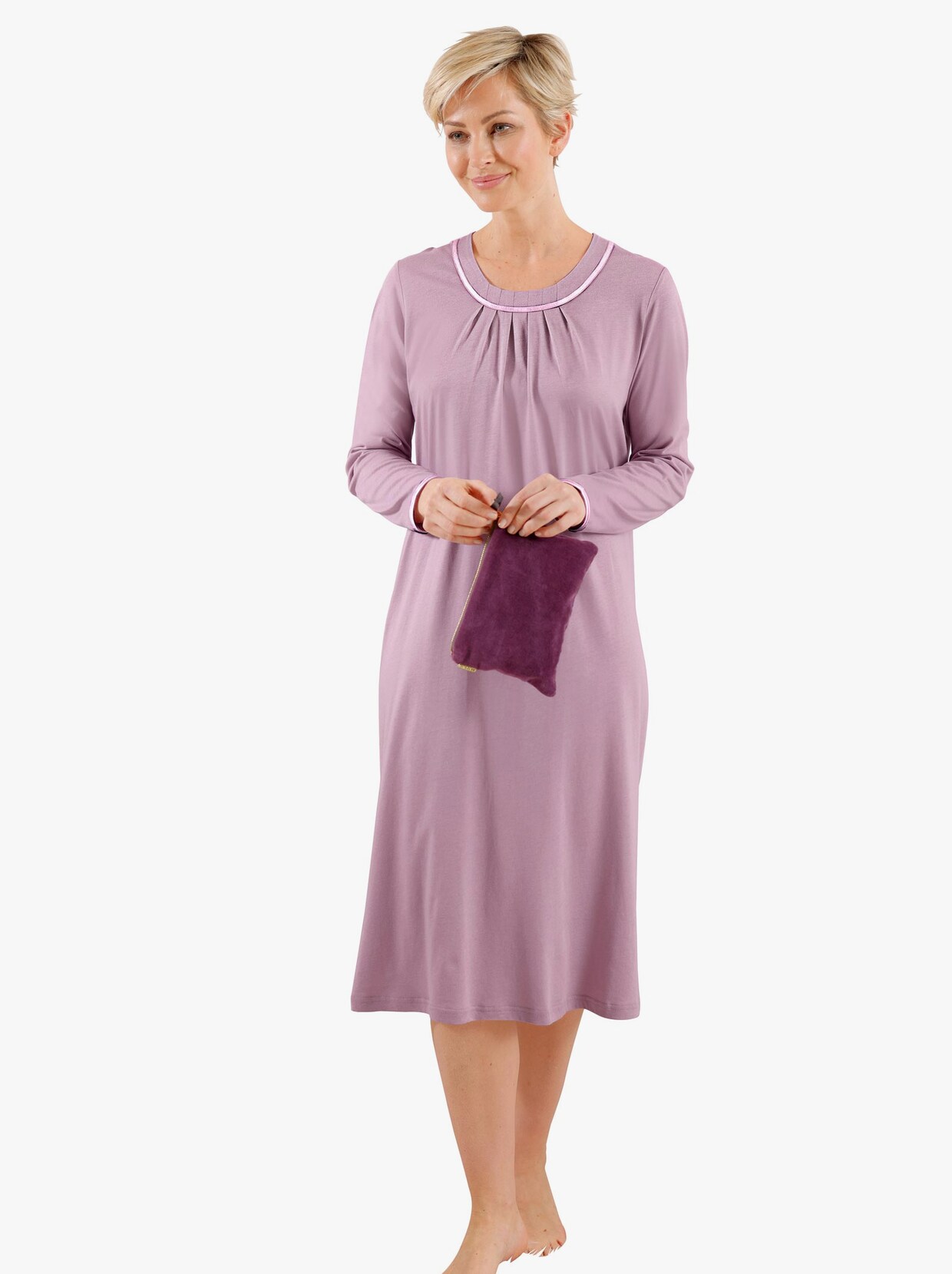 wäschepur Nachthemd - mauve