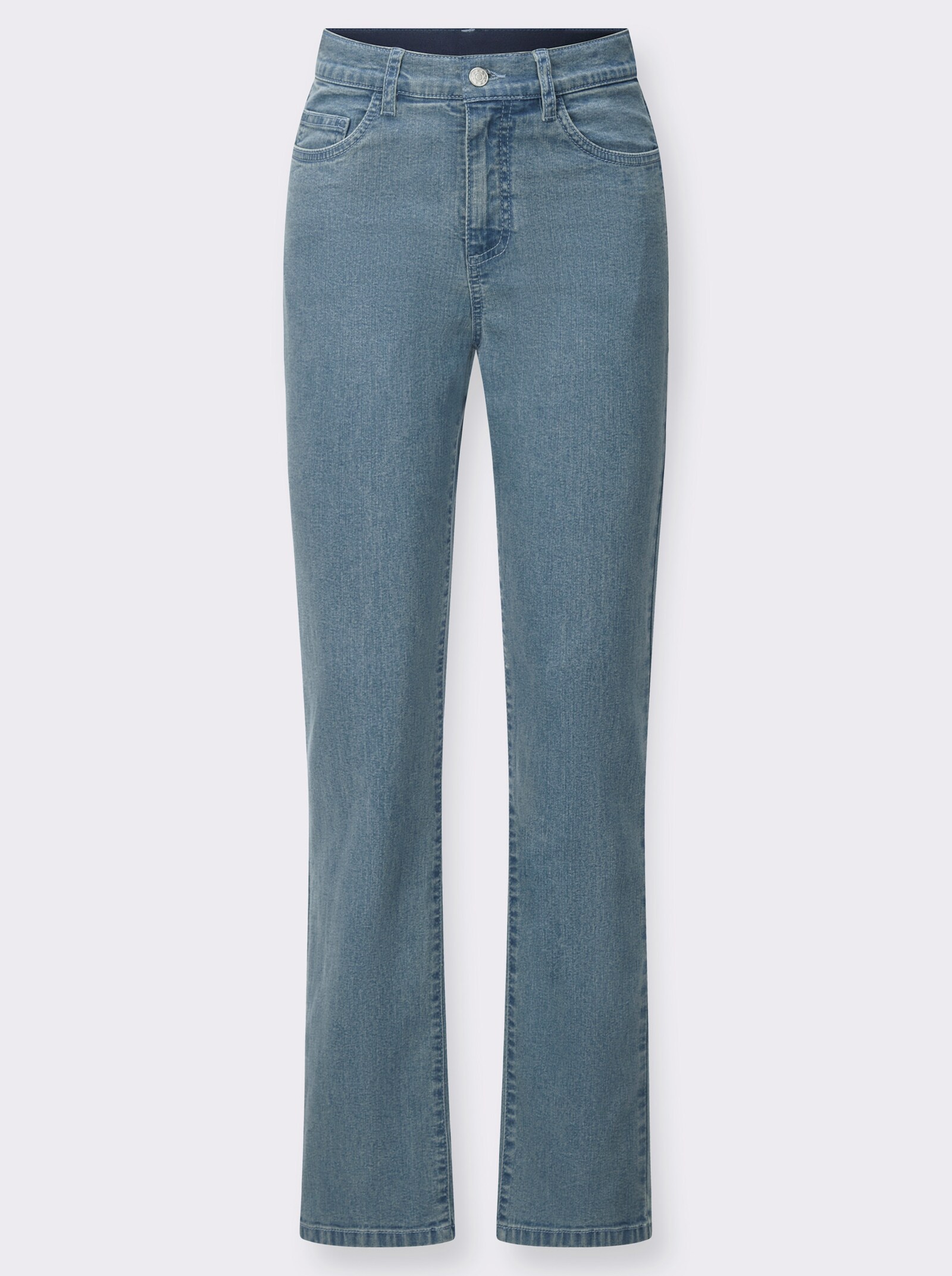 Jeans mit gerader Schnittführung - blue-bleached