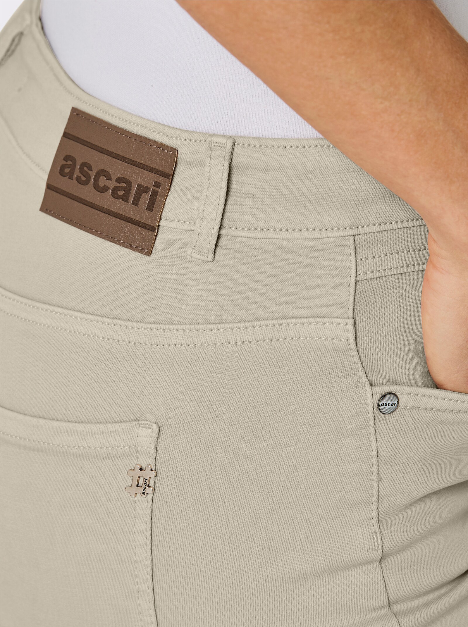 Ascari Jeans in Superstretch-Qualität - sand