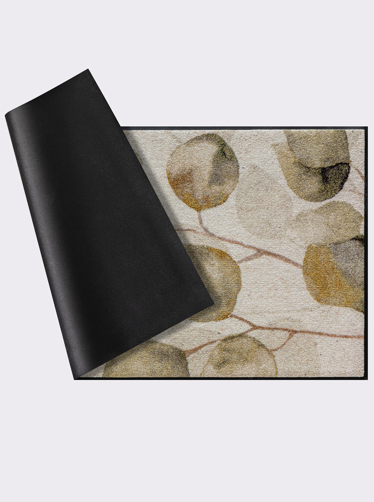 wash+dry by Kleen-Tex Voetmat - beige/groen