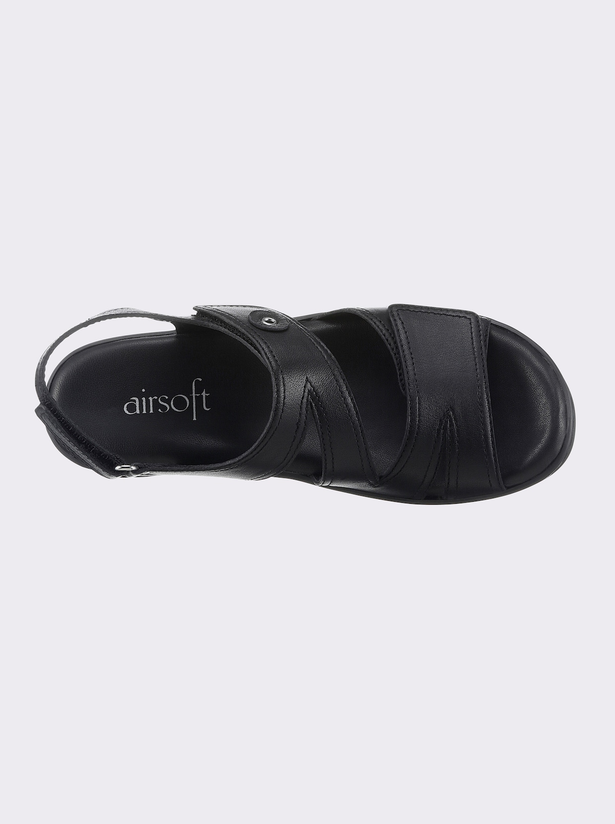 airsoft comfort+ Sandalette - schwarz