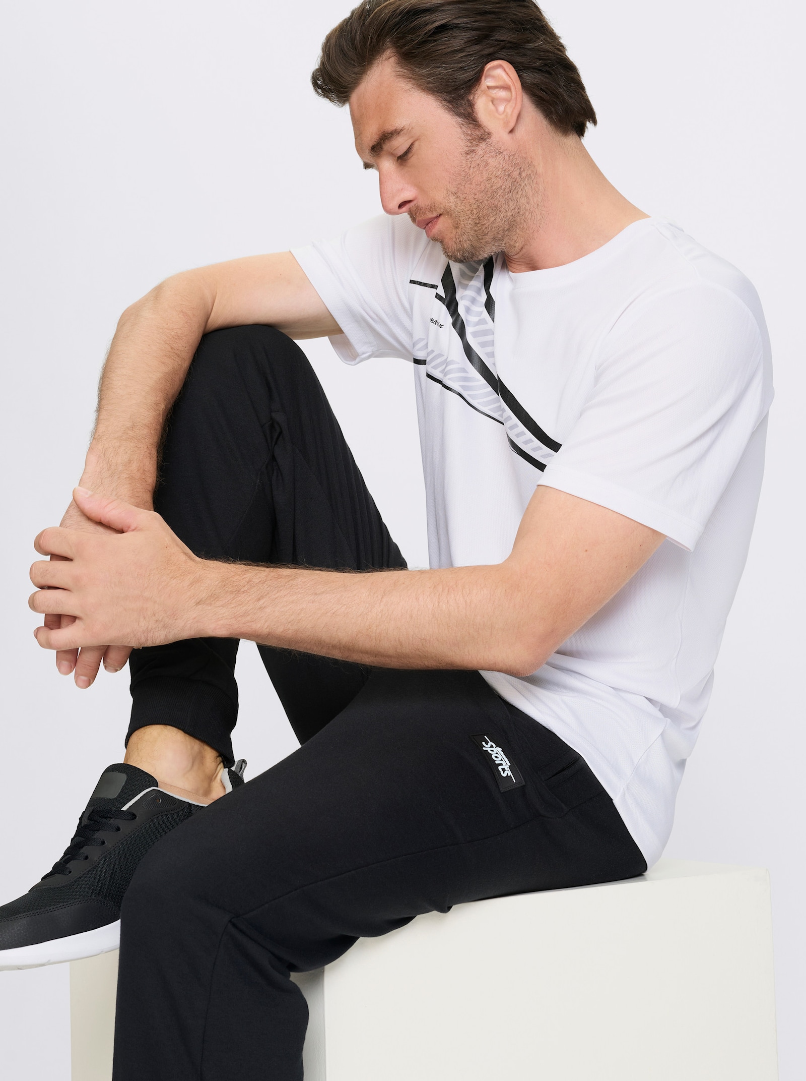 Catamaran Sports Funktionsshirt mit atmungsaktiver Wabenstruktur - weiß