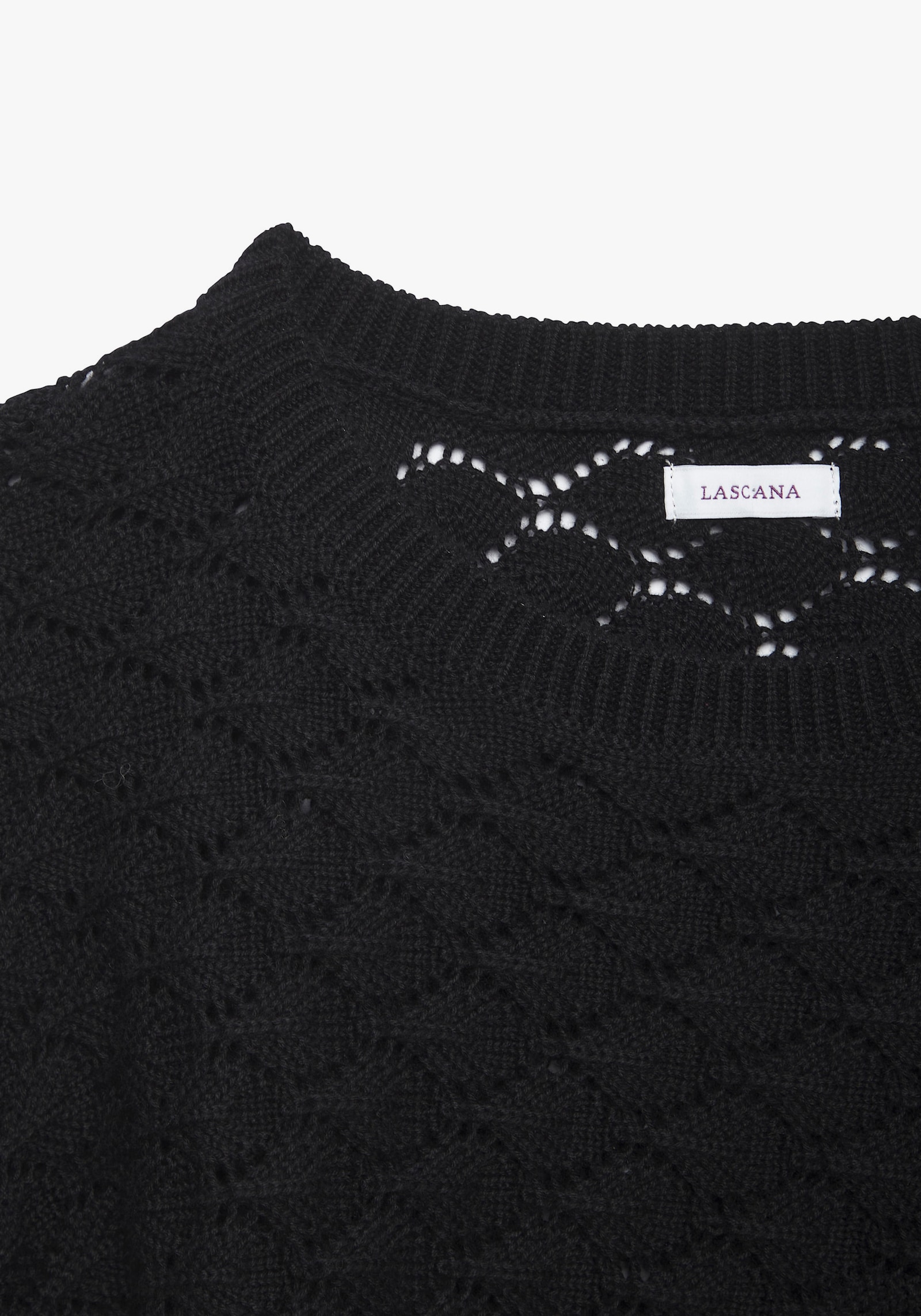 French Connection Ajourpullover - schwarz