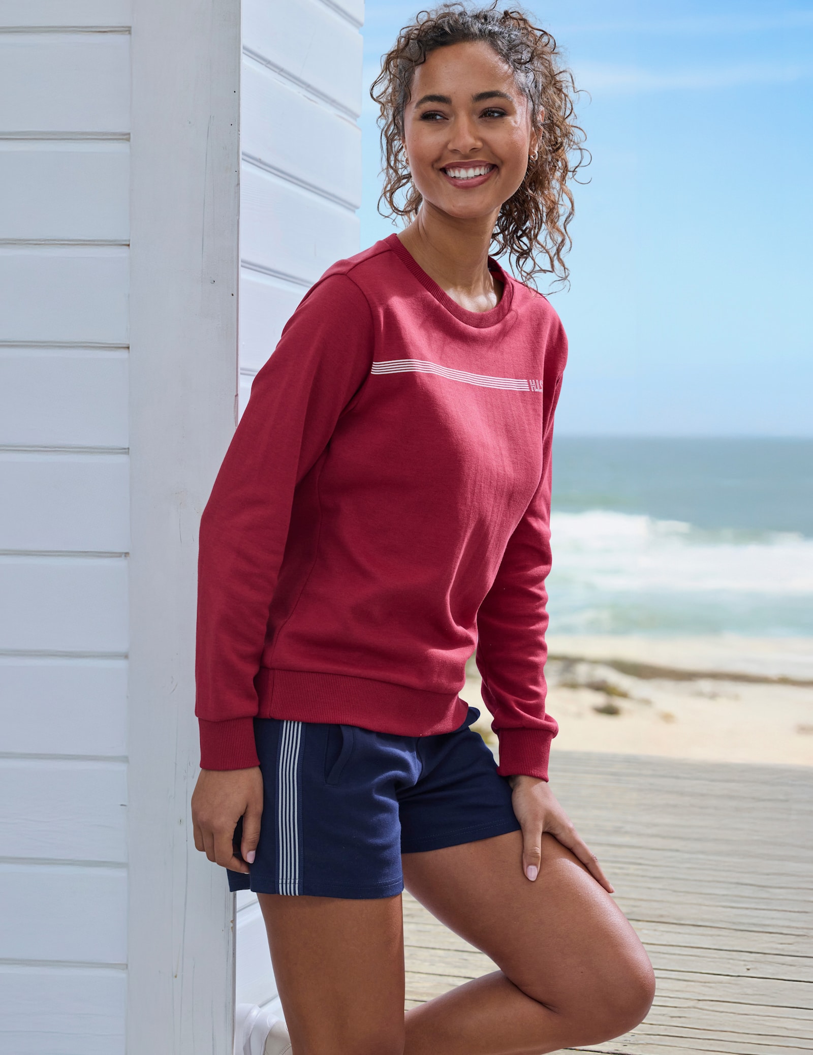 H.I.S Sweatshirt - rot