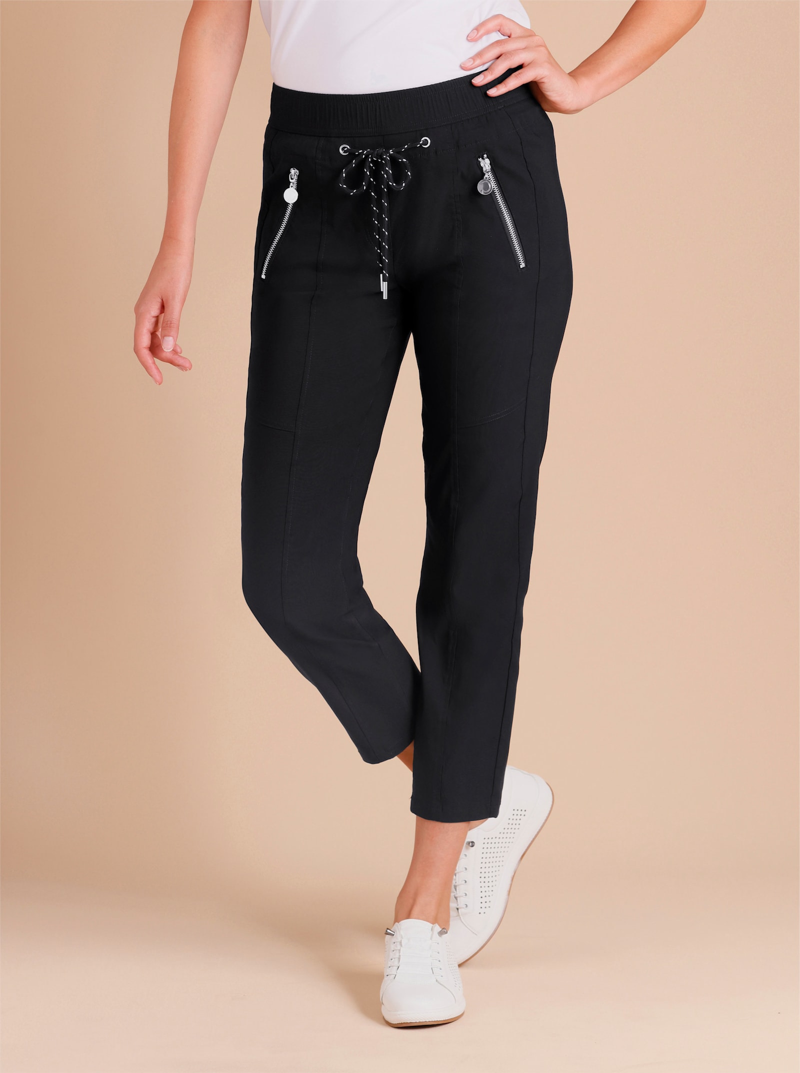 CREATION L PREMIUM Edel-Jogpants mit Modal - schwarz