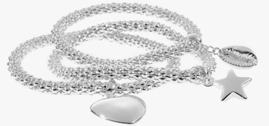 LASCANA Set met armband - zilverkleur