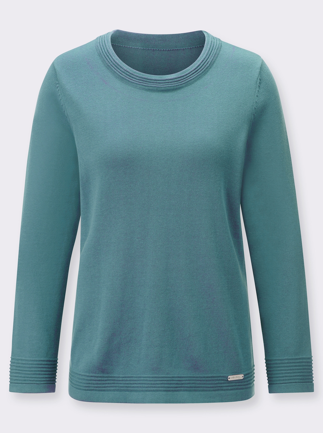 Pullover met ronde hals - oceaan