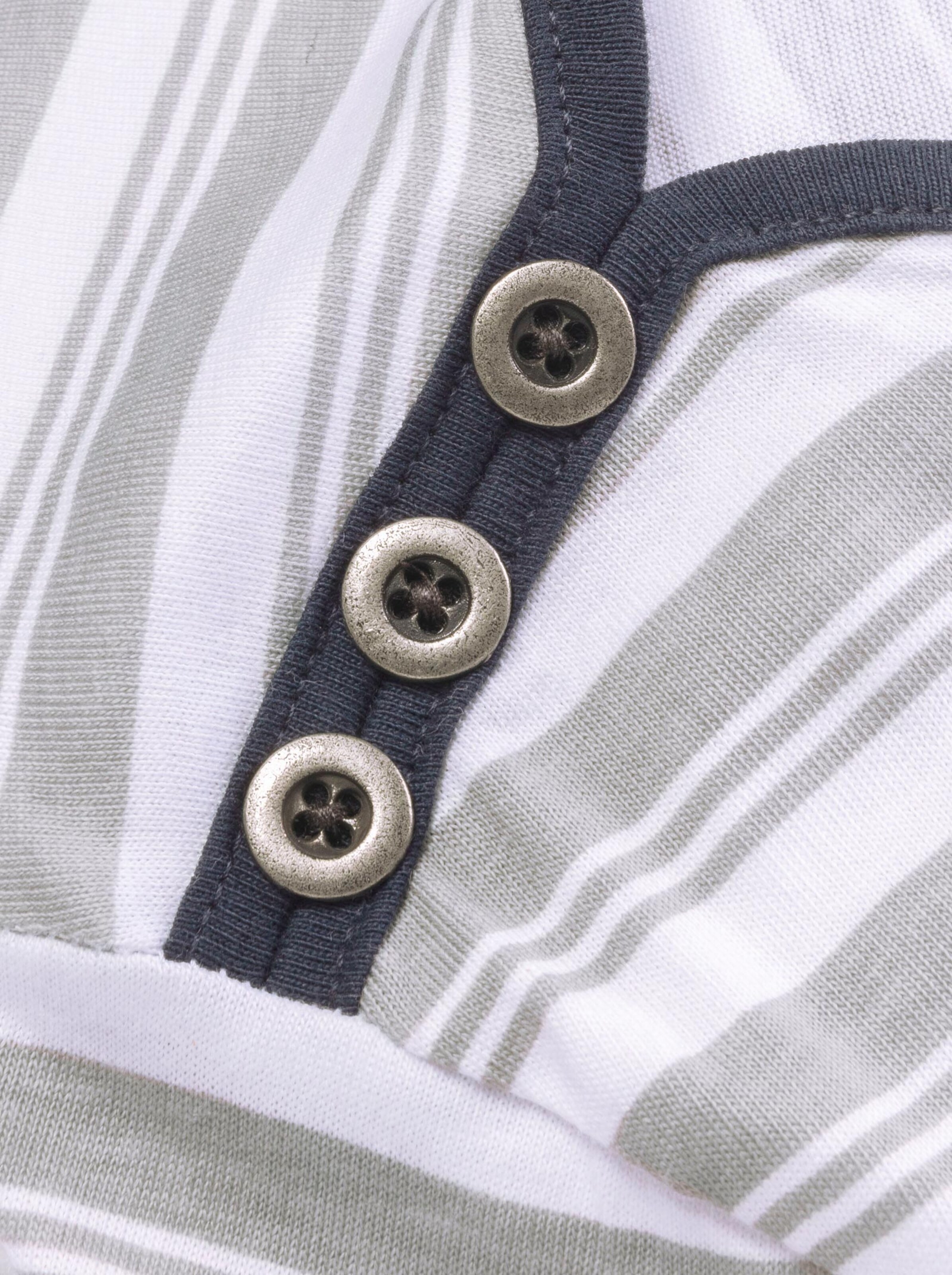 Shirt - grau-geringelt