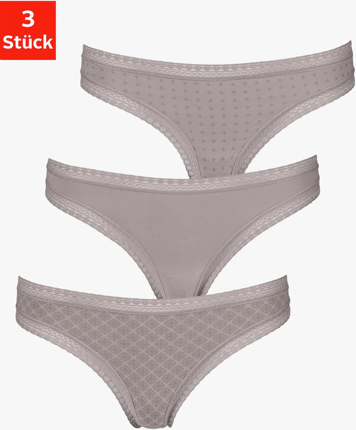 LASCANA String - taupe