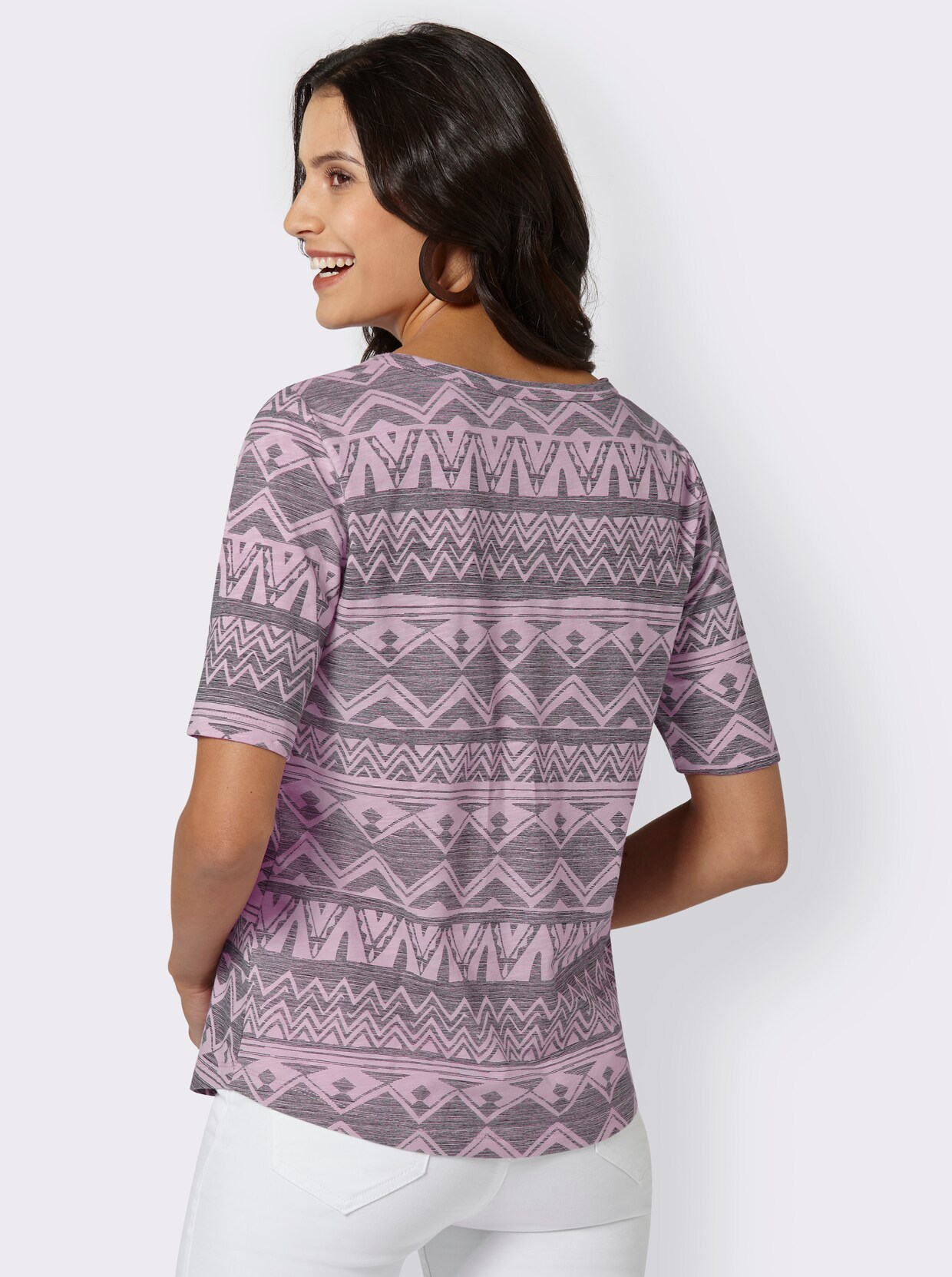 Print-Shirt - rosé