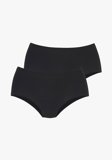 LASCANA Tailleslip - zwart 2x