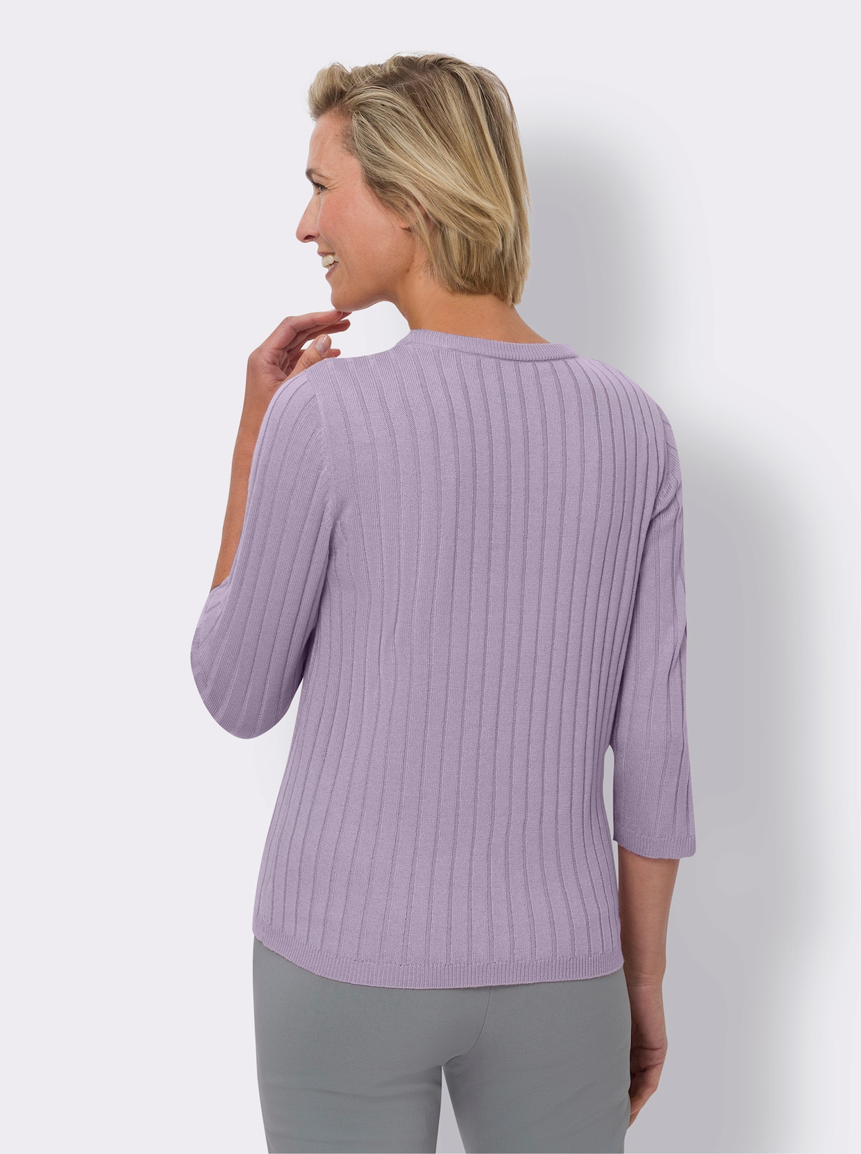 3/4 Arm-Pullover - flieder