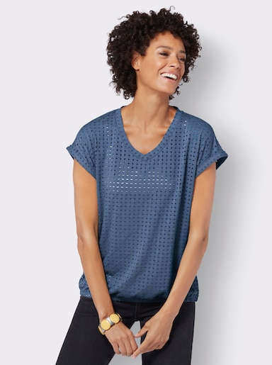 Shirt - jeansblau