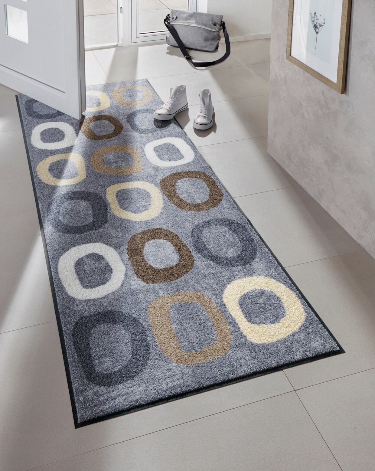 heine home Fußmatte - grau-natur