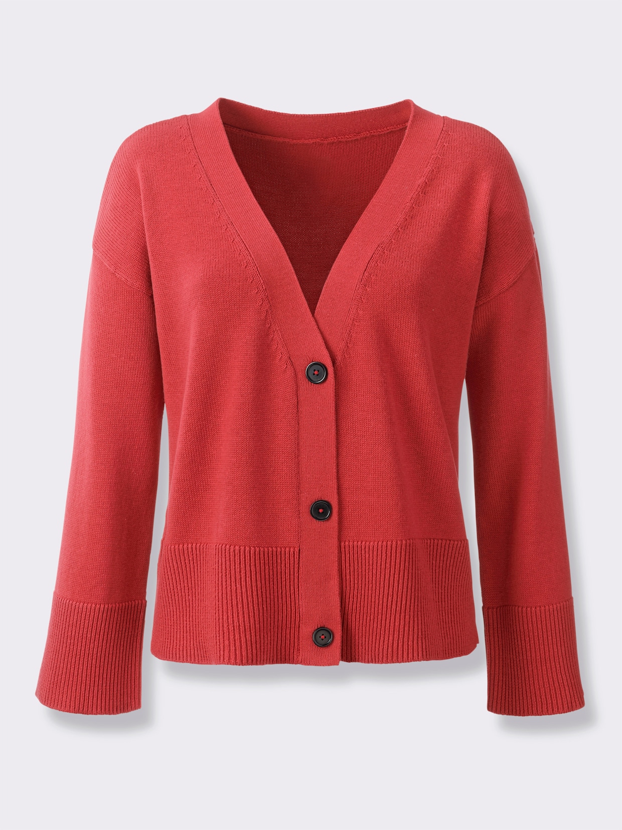 heine Strickjacke - erdbeere