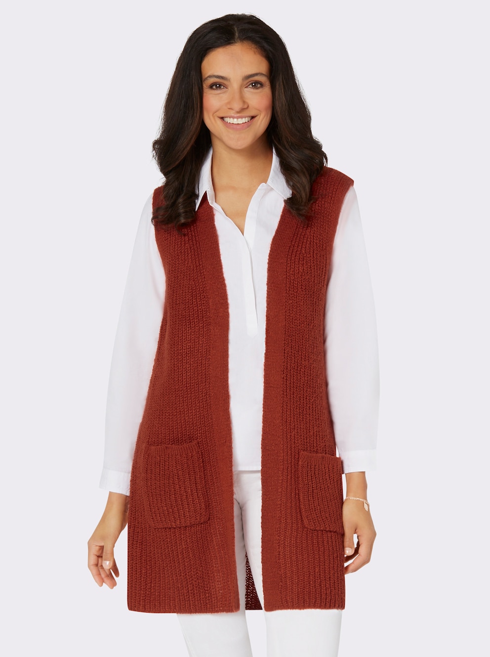Breezy Lane Dames Mouwloze Cardigan Geribbeld Open Voorkant Gedrapeerd Duster Vest Lange Trui Jas met Zakken, Zwart, XL Breezy Lane Dames Mouwloze Cardigan Geribbeld Open Voorkant Gedrapeerd Duster Vest Lange Trui Jas met Zakken, Zwart, XL
