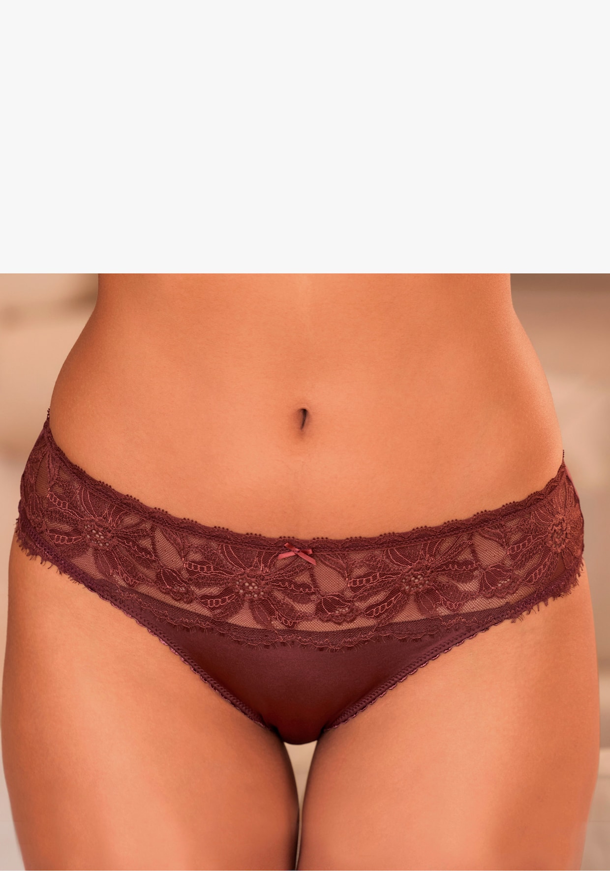 LASCANA Slip - chocolade