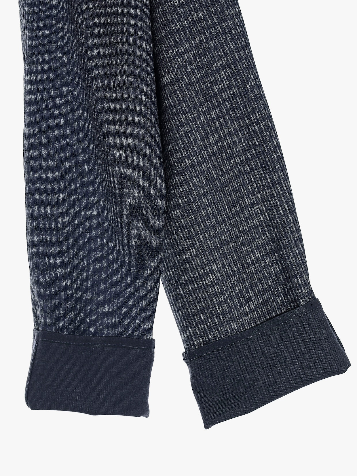 Stehmann Comfort line Broek - marine/rookblauw bedrukt
