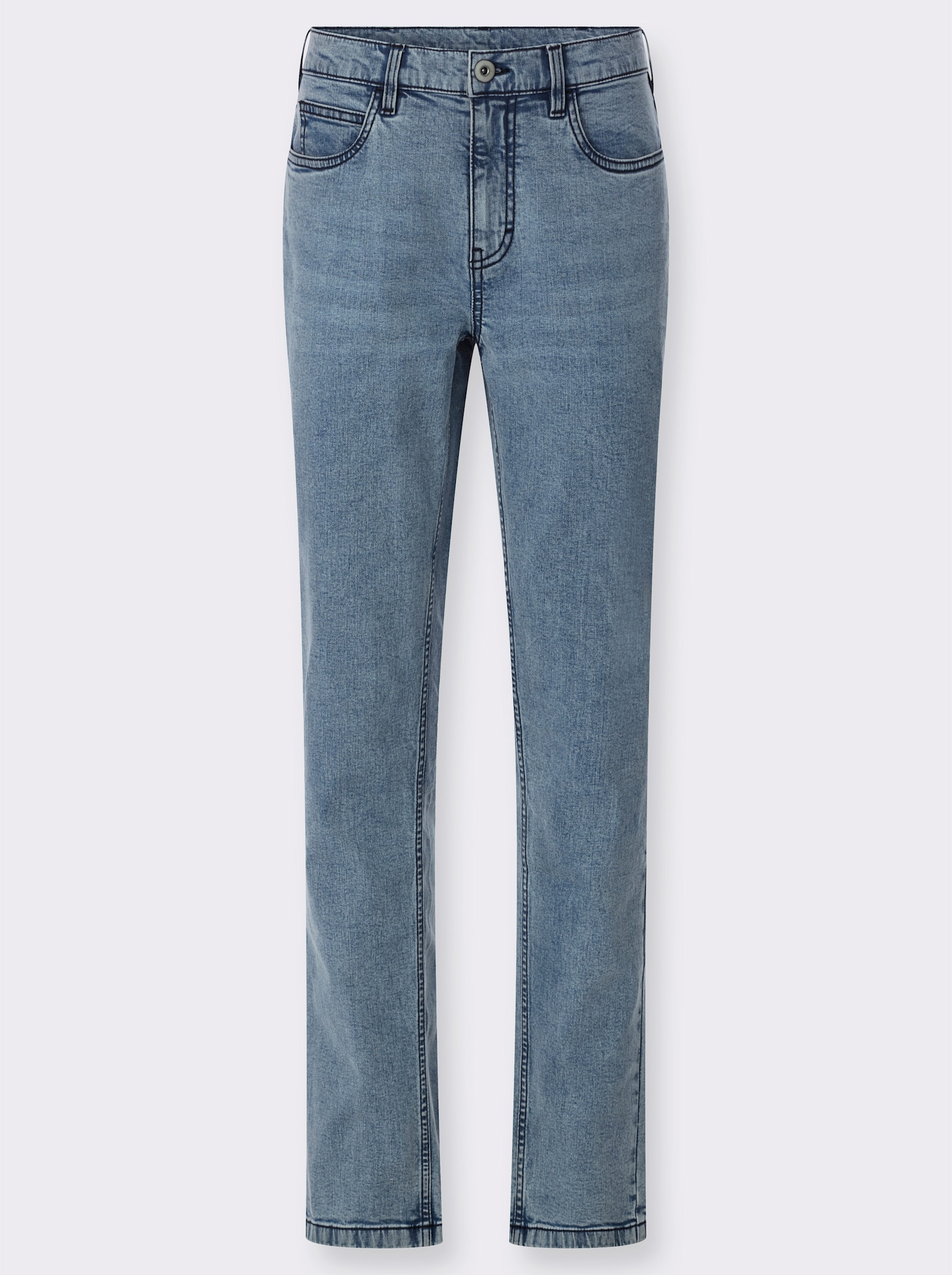 5-Pocket-Jeans mit spezieller Waschung - blue-bleached