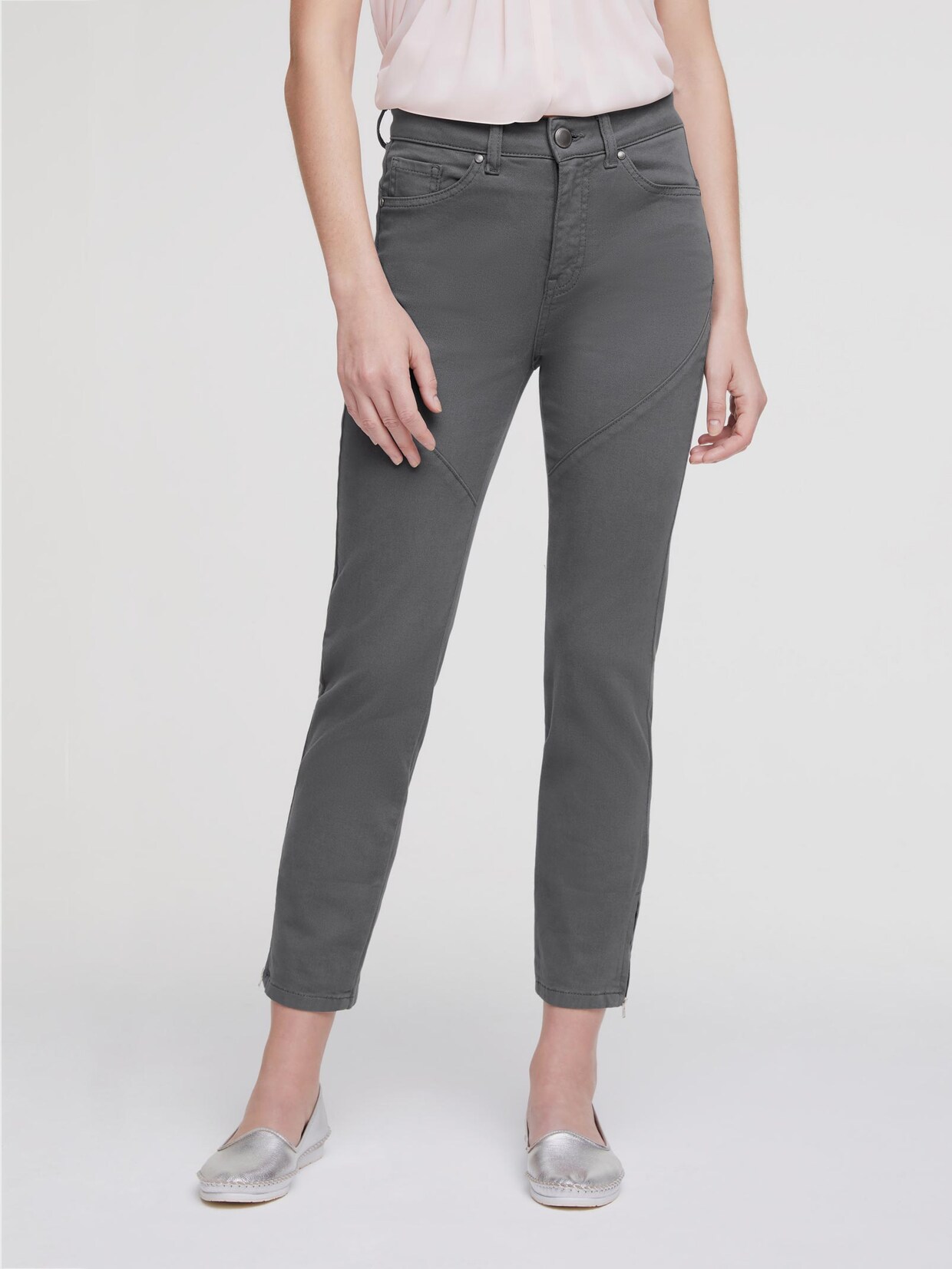 Linea Tesini 'Buik weg'-jeans - antraciet