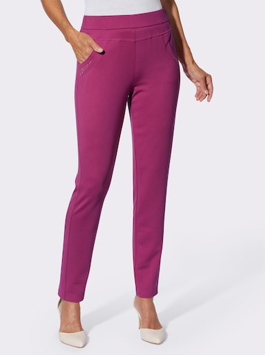 Schlupfhose mit Glitzersteinchen-Deko - erika