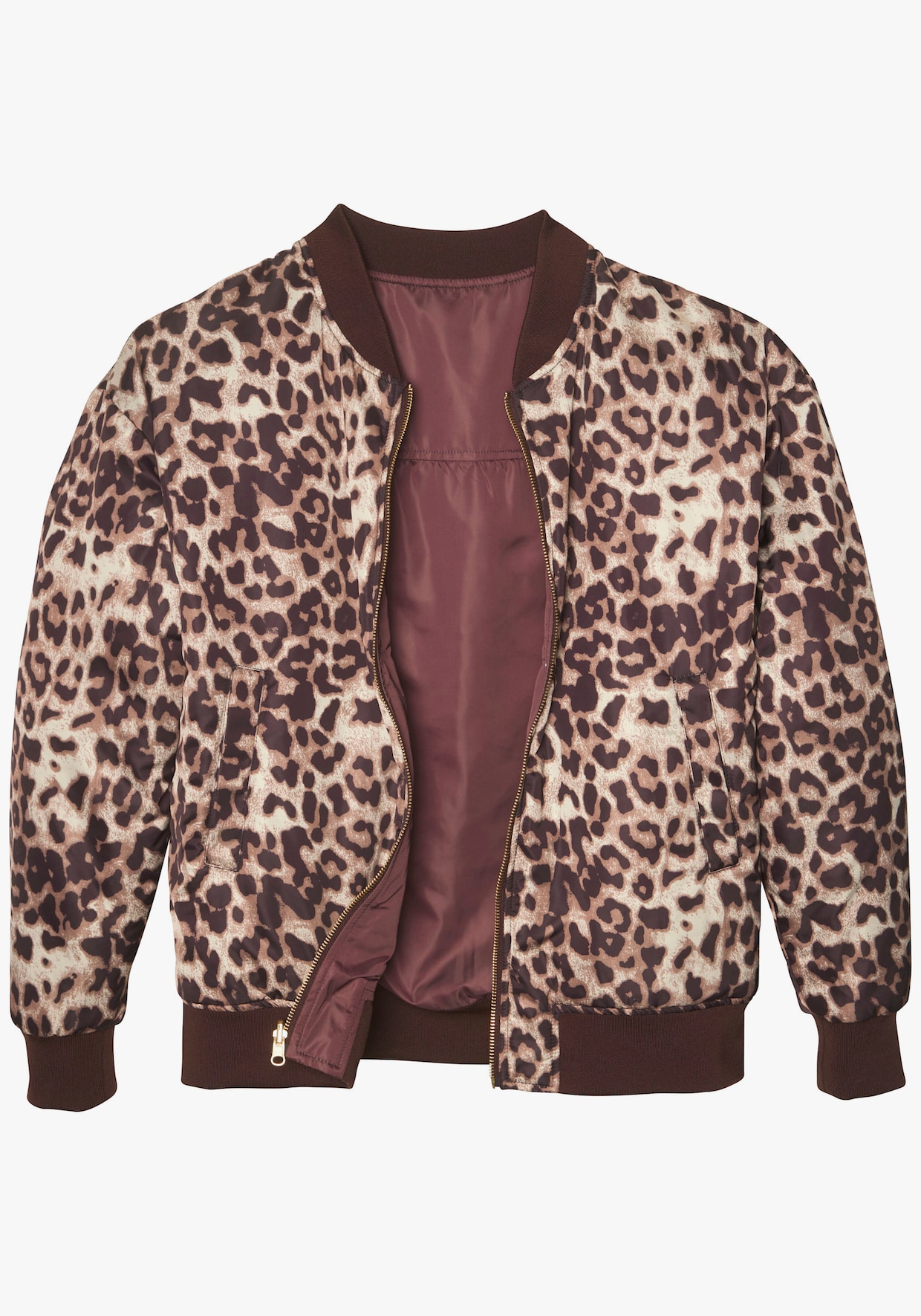 Buffalo Wendejacke - dunkelbraun-animal print