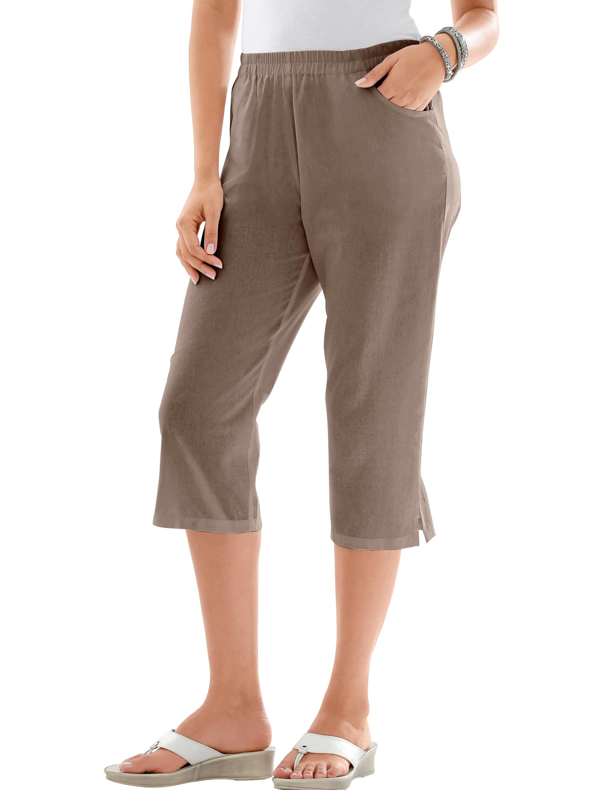 Capri-Hose - taupe