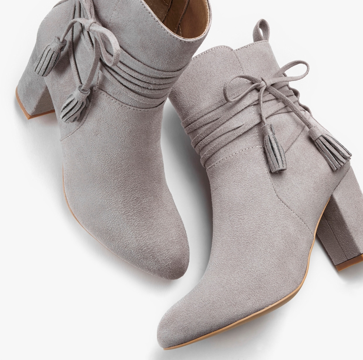 LASCANA Bottines - gris clair