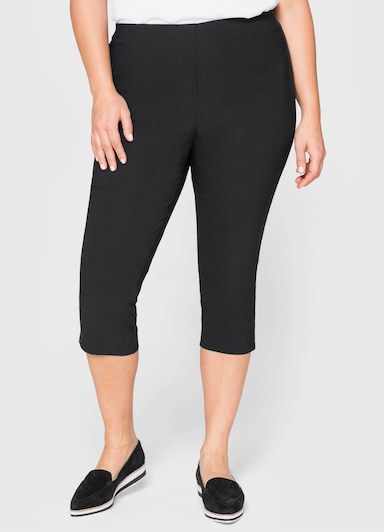 sheego 3/4-Hose - schwarz